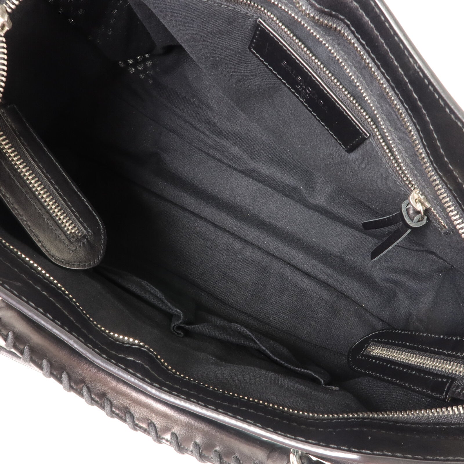 BALENCIAGA 牛皮皮革/Raffia Neo Classic City手挽肩背兩用袋