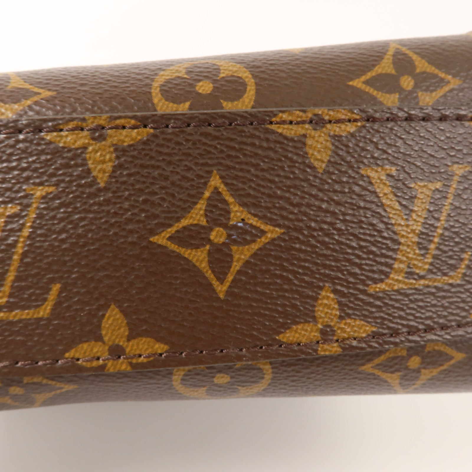 LOUIS VUITTON Monogram Sac Plat BB金扣手挽肩背兩用袋