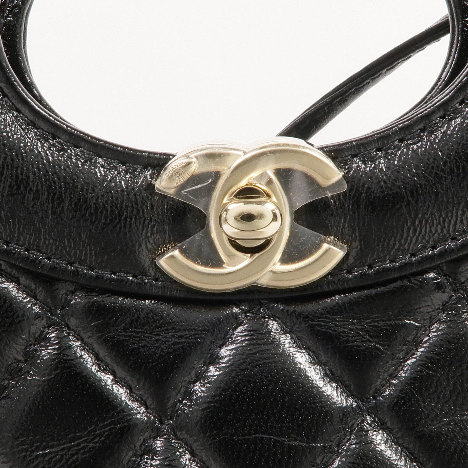 CHANEL 牛皮皮革31 Mini Shopping Bag金扣手挽肩背兩用袋