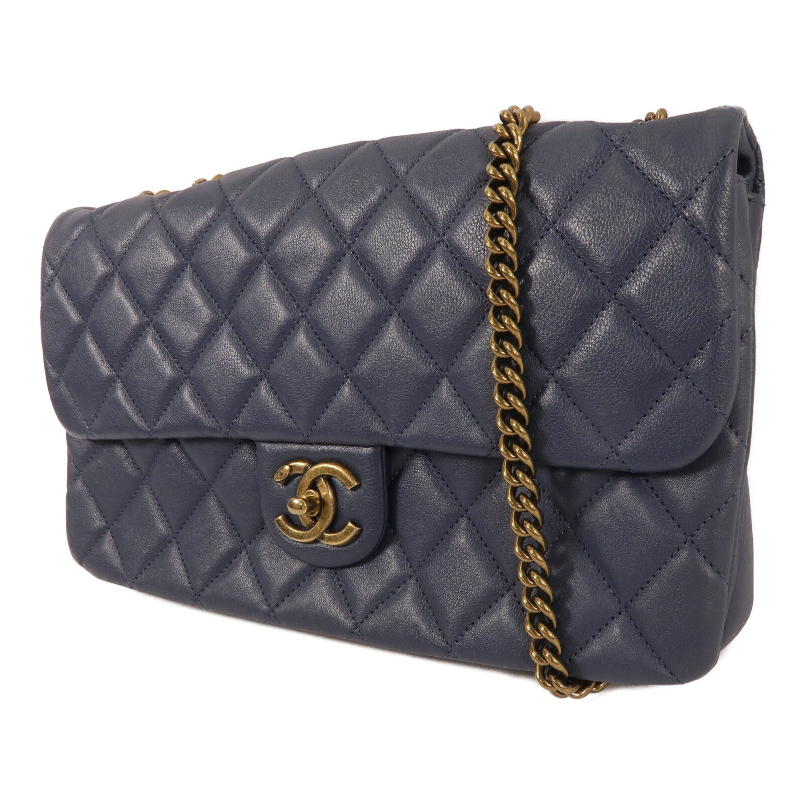 CHANEL 羊皮皮革Chain Shoulder鏈帶肩背袋