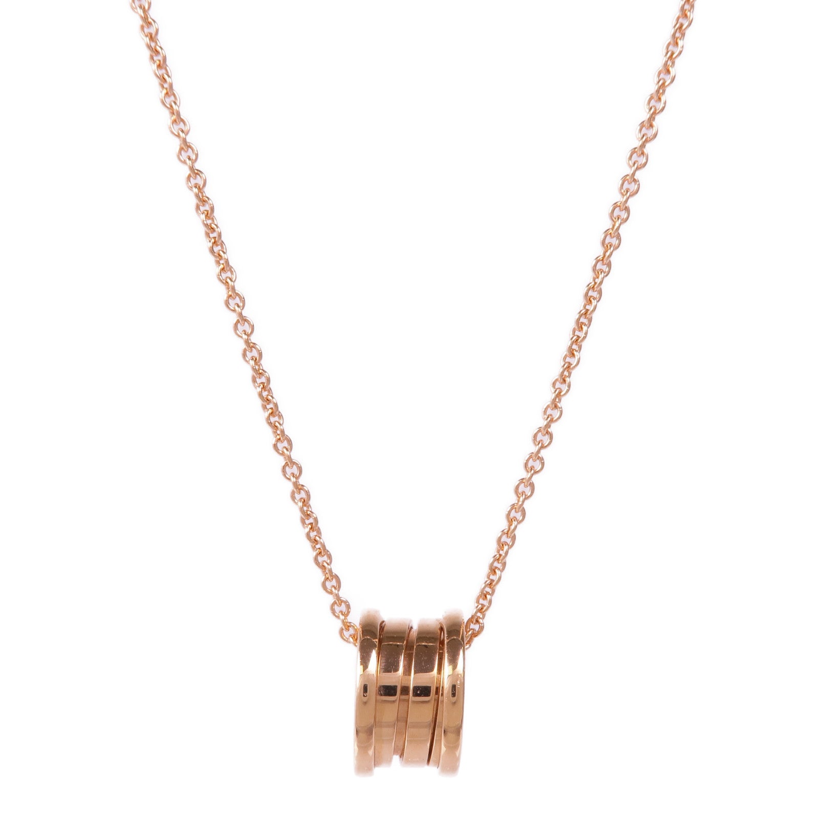 BVLGARI 18K玫瑰金B-Zero Necklace項鍊