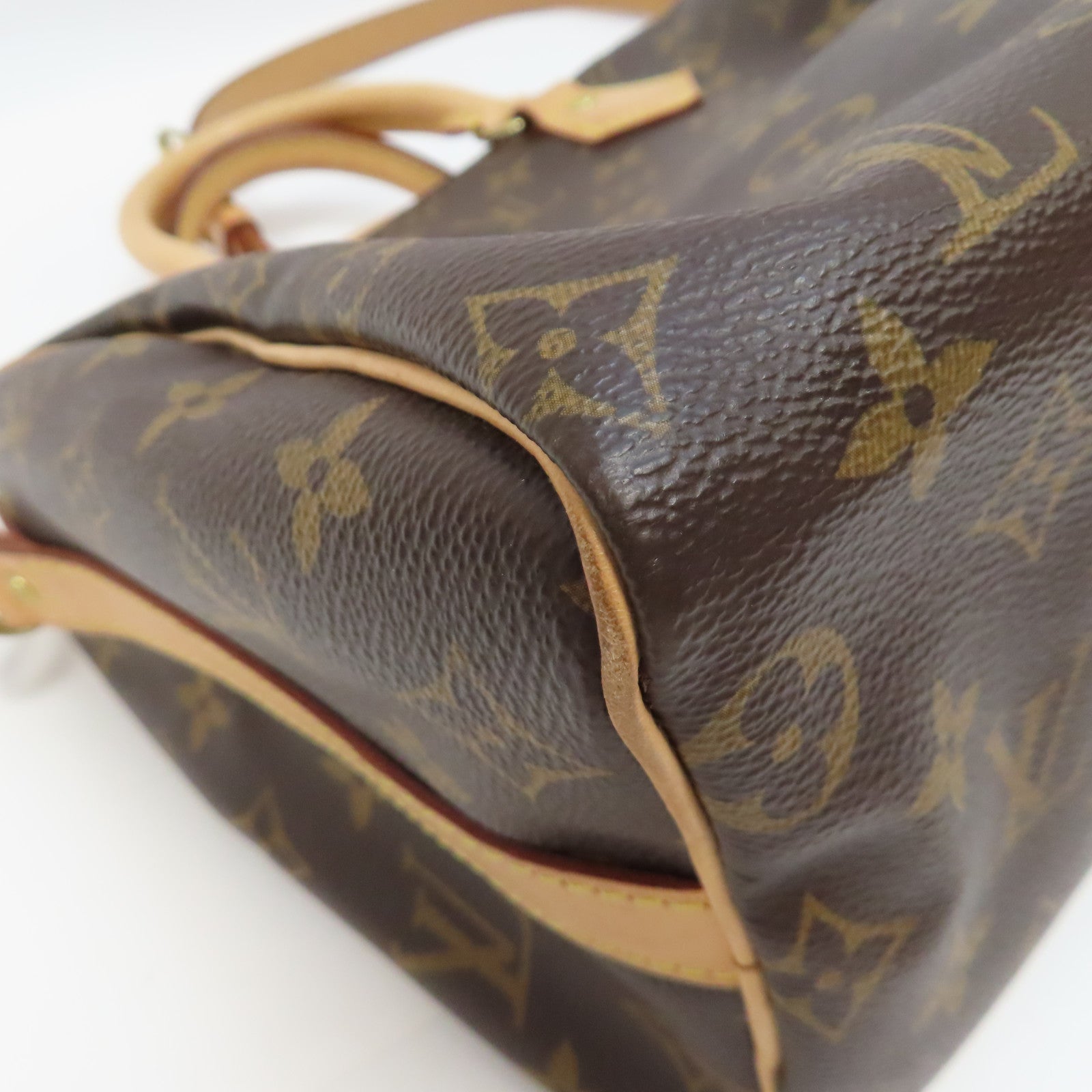 LOUIS VUITTON Monogram Speedy Bandouliere 25金扣手挽肩背兩用袋啡色