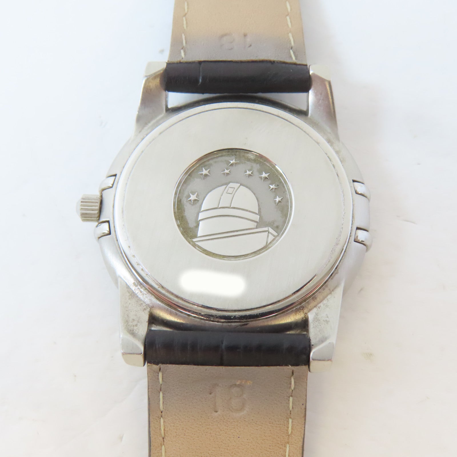 OMEGA Constellation不鏽鋼手錶石英機芯白色#18.25cm