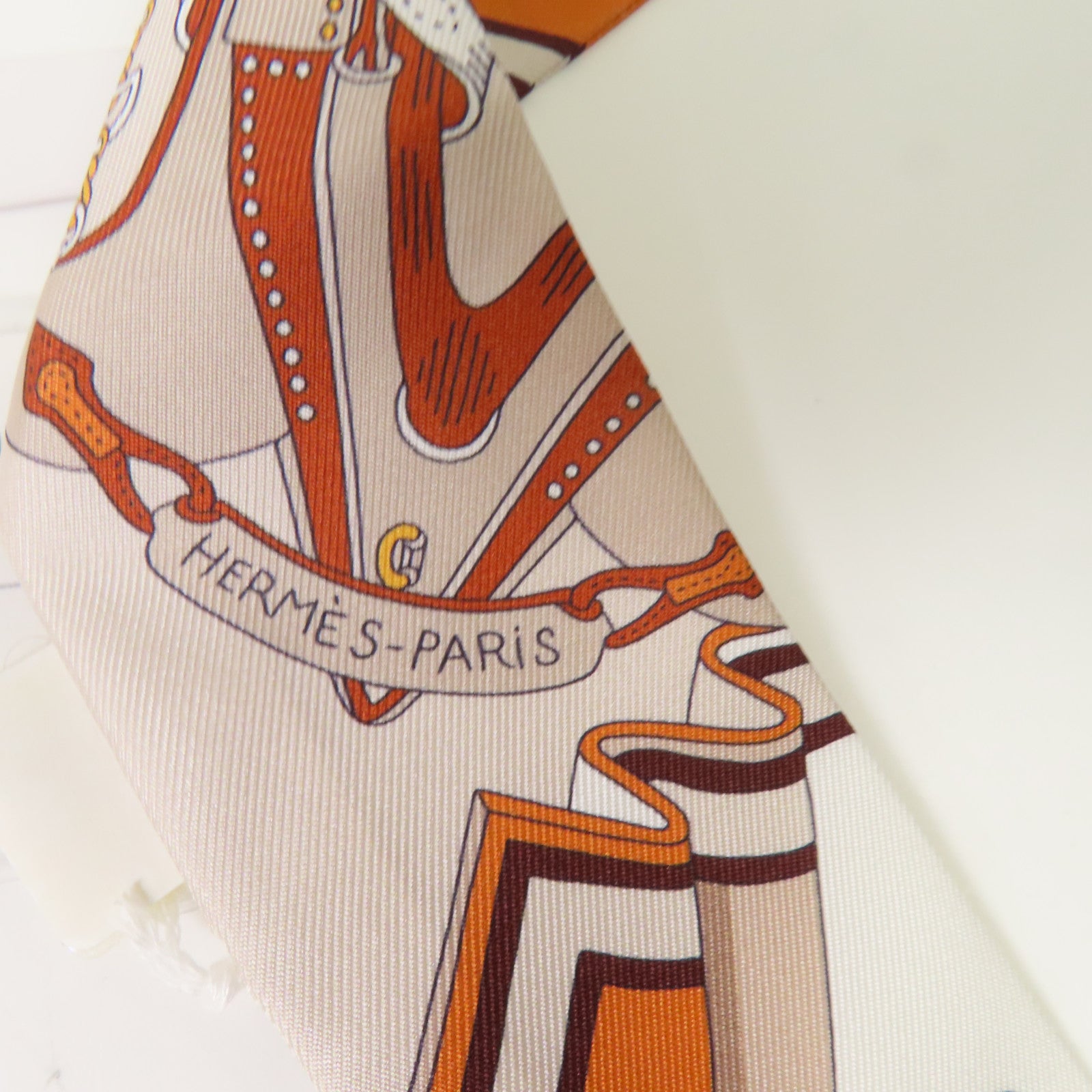 HERMES 絲質Twilly絲巾