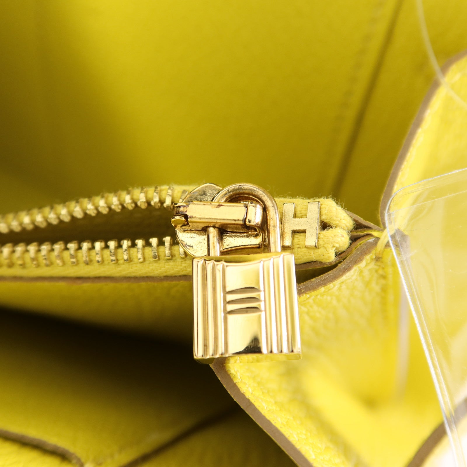 HERMES Chevre皮革Kelly To Go金扣肩背袋Lime