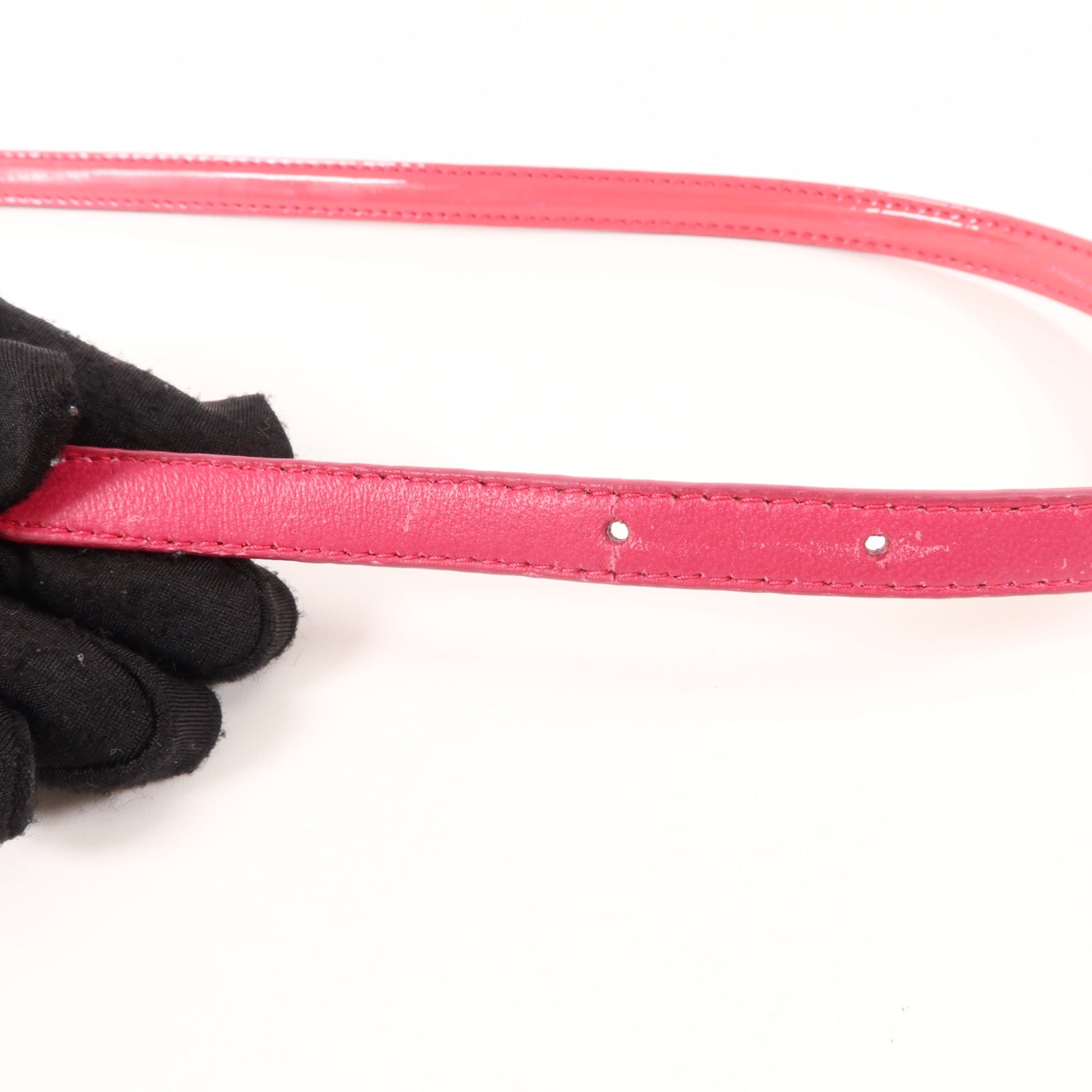 Miu Miu 漆皮皮革Belt 80cm皮帶