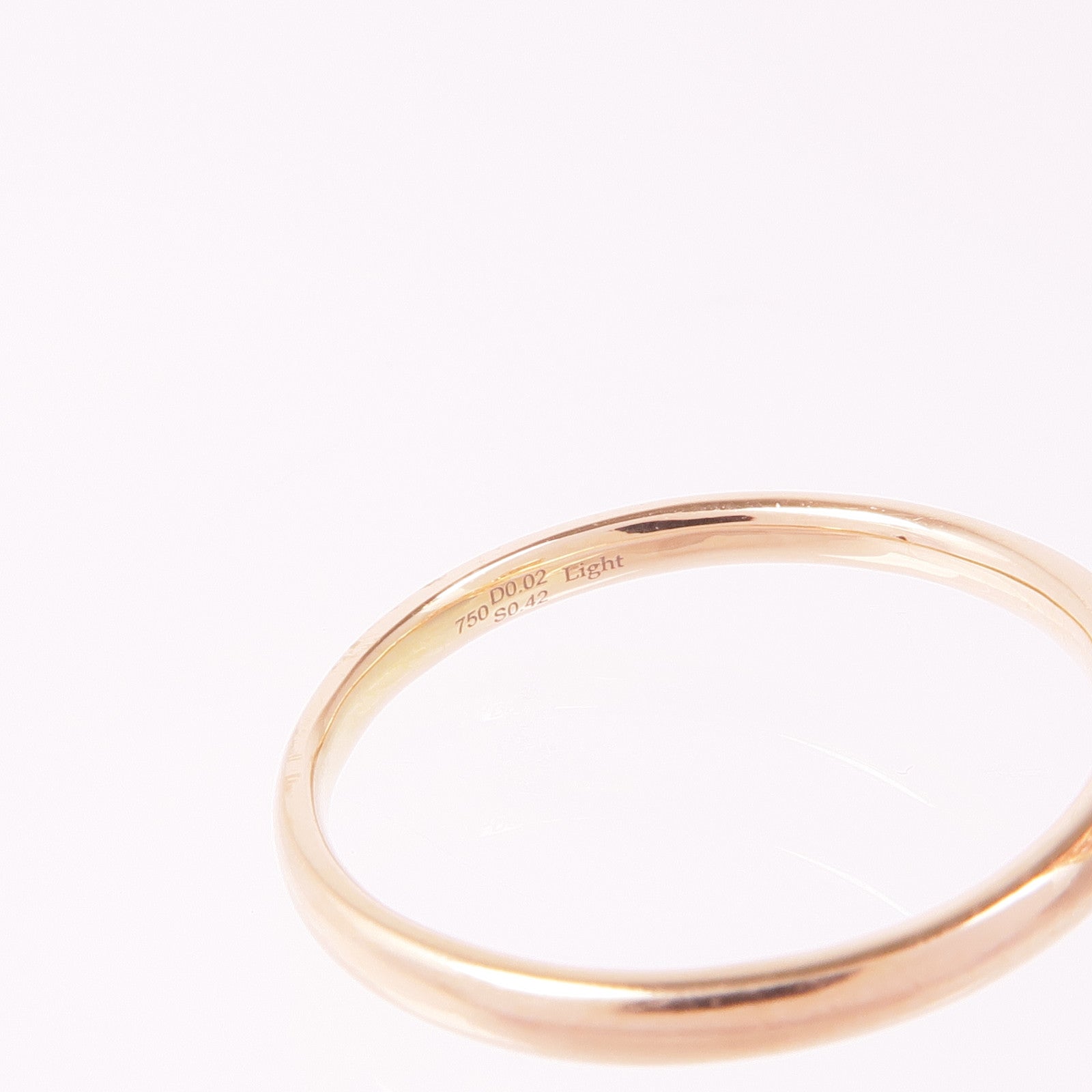 JEWELRY 18K玫瑰金Jessica Fong藍寶石鑽石戒指US#6.5