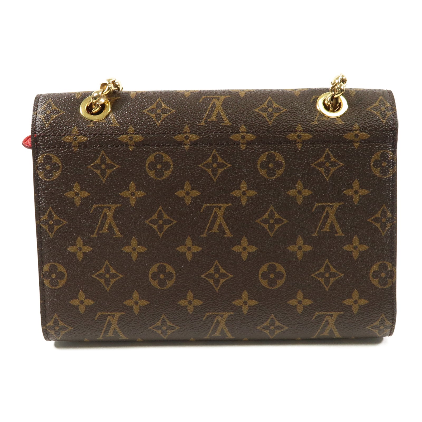 LOUIS VUITTON Monogram Victoire金扣鏈帶肩背袋
