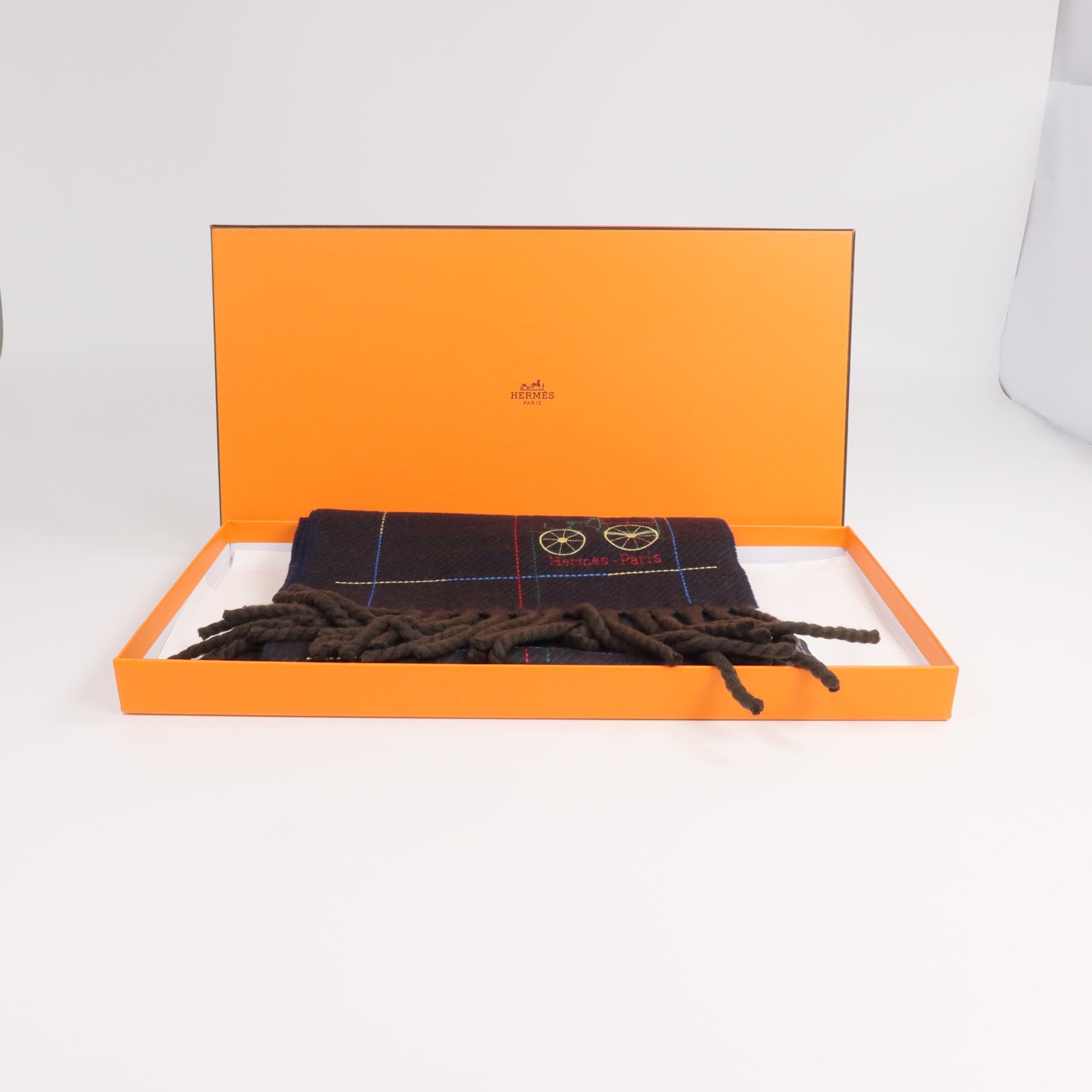 HERMES 【激減優惠】羊絨Muffler頸巾