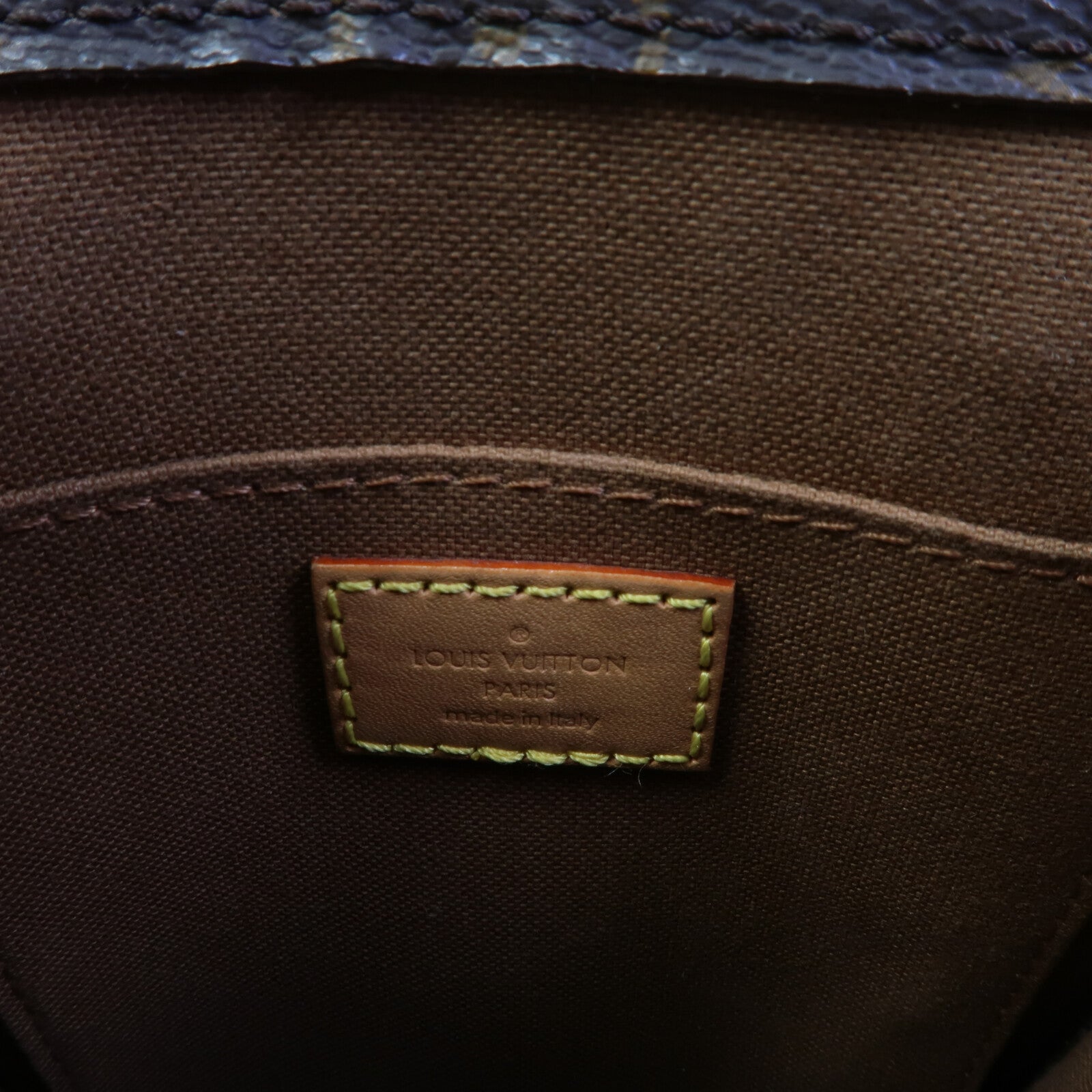 LOUIS VUITTON Monogram Petit Sac Plat手挽肩背兩用袋