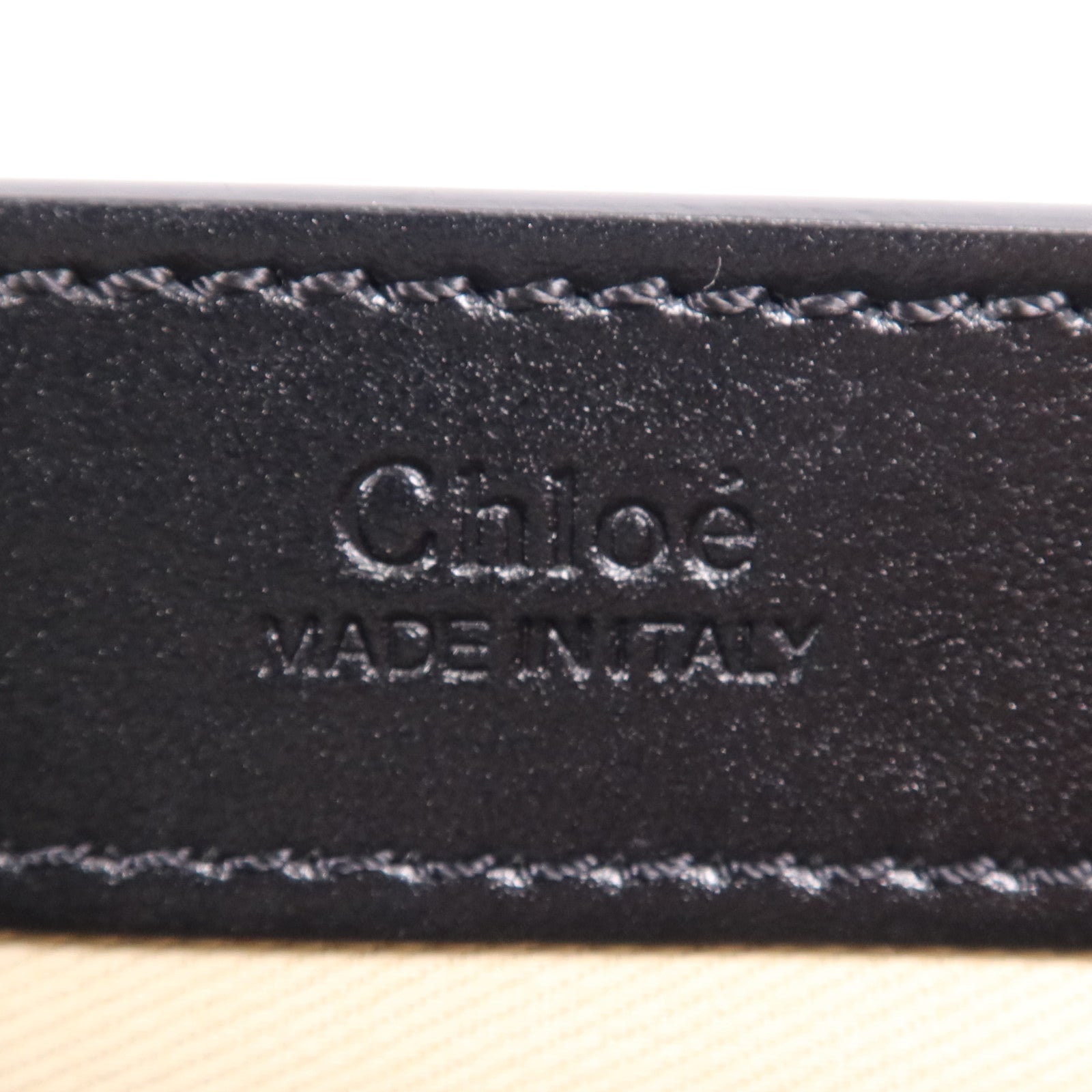 Chloe 牛皮皮革C Bag金扣鏈帶肩背袋