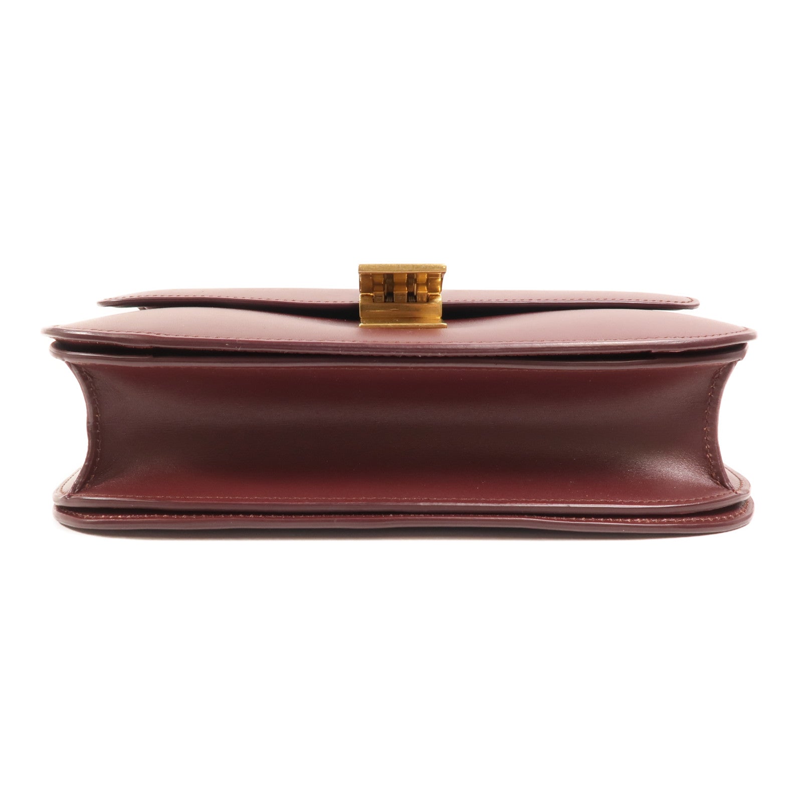 CELINE 牛皮皮革Classic Box金扣肩背袋