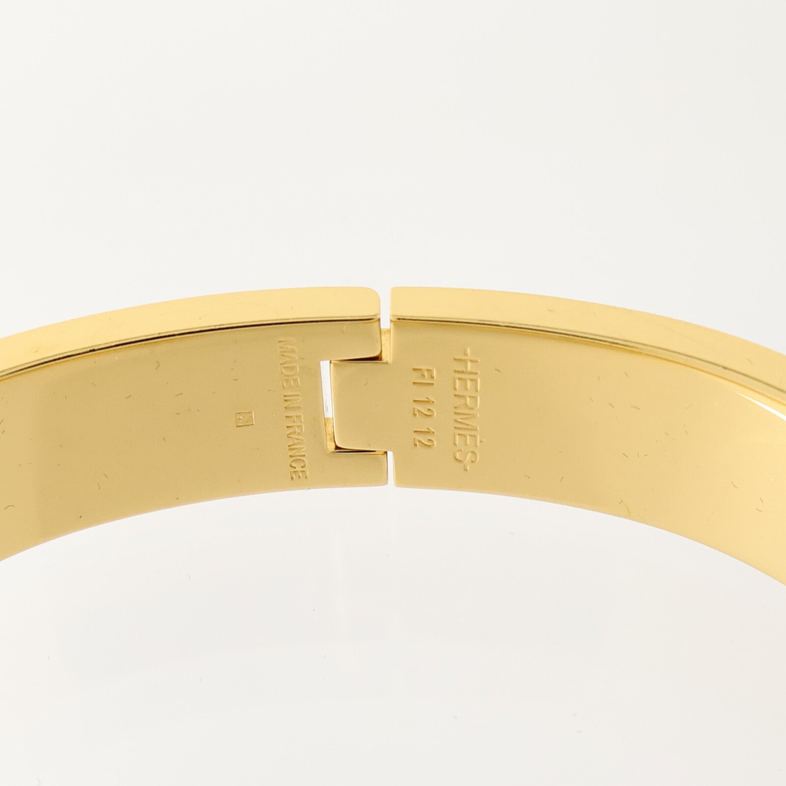 HERMES 金屬/琺瑯Clic HH Bangle手鐲