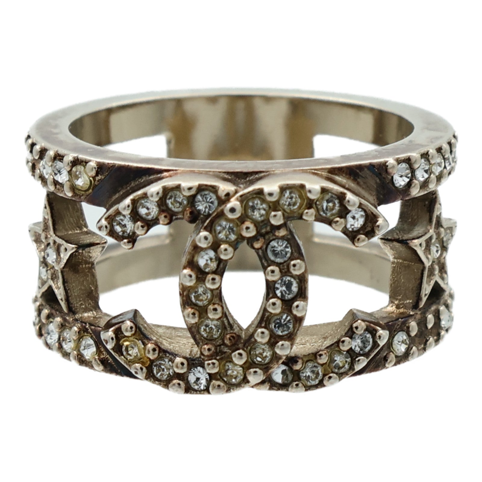 CHANEL 【激減優惠】金屬Ring戒指US#6