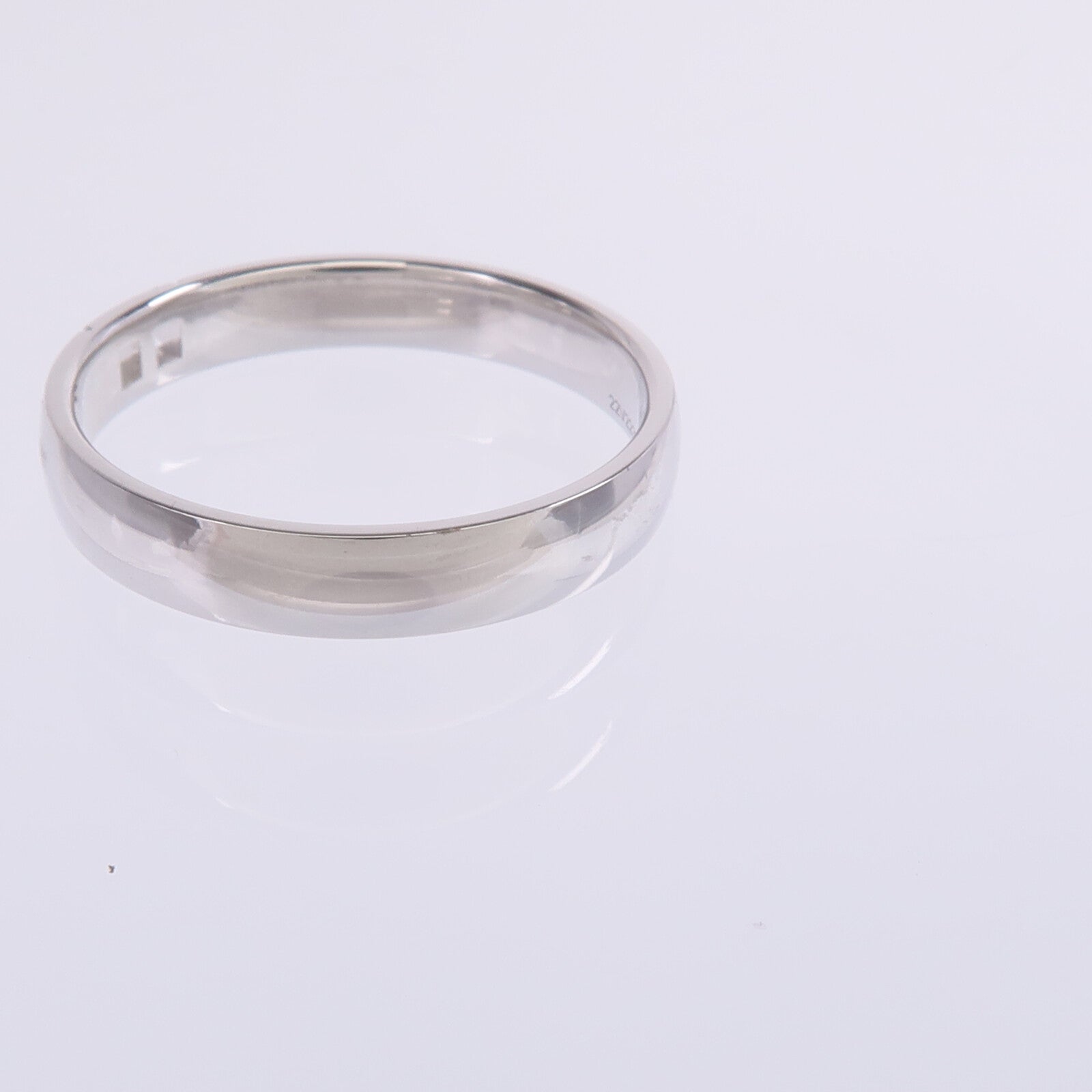 HERMES 18K白金Ever Herakles Wedding Band戒指Hermes#56/US#7.5