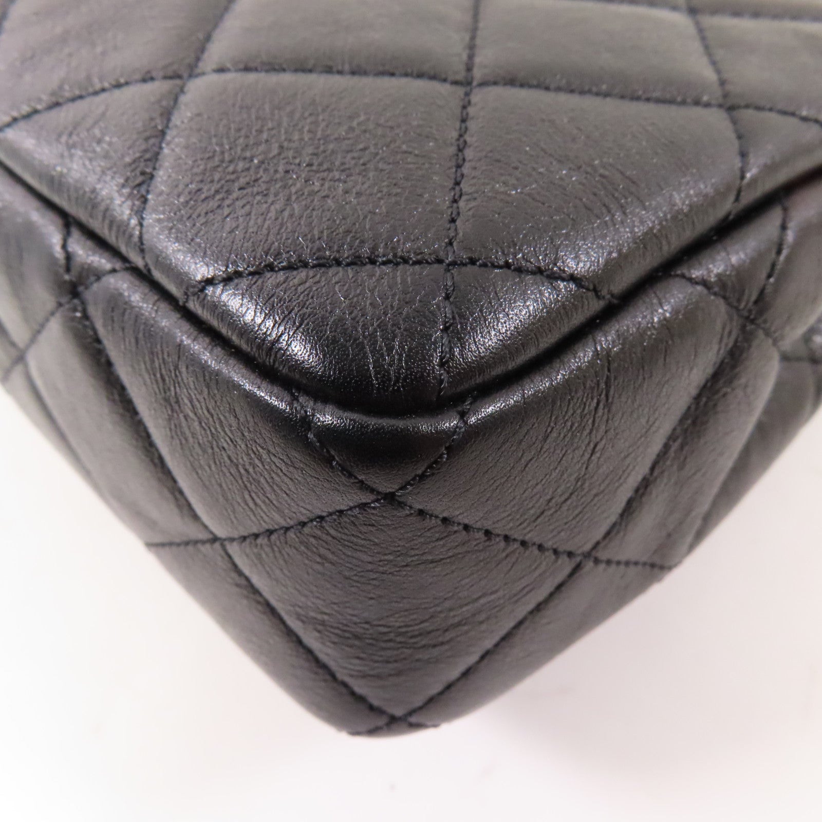 CHANEL 【激減優惠】牛皮皮革Chain Shoulder金扣鏈帶肩背袋