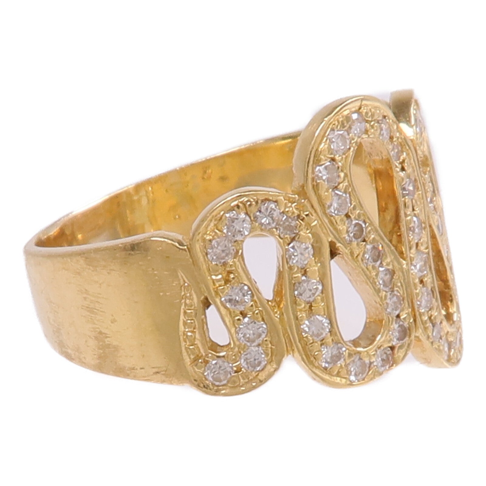 JEWELRY 18K黃金Diamond Ring鑽石戒指US#8