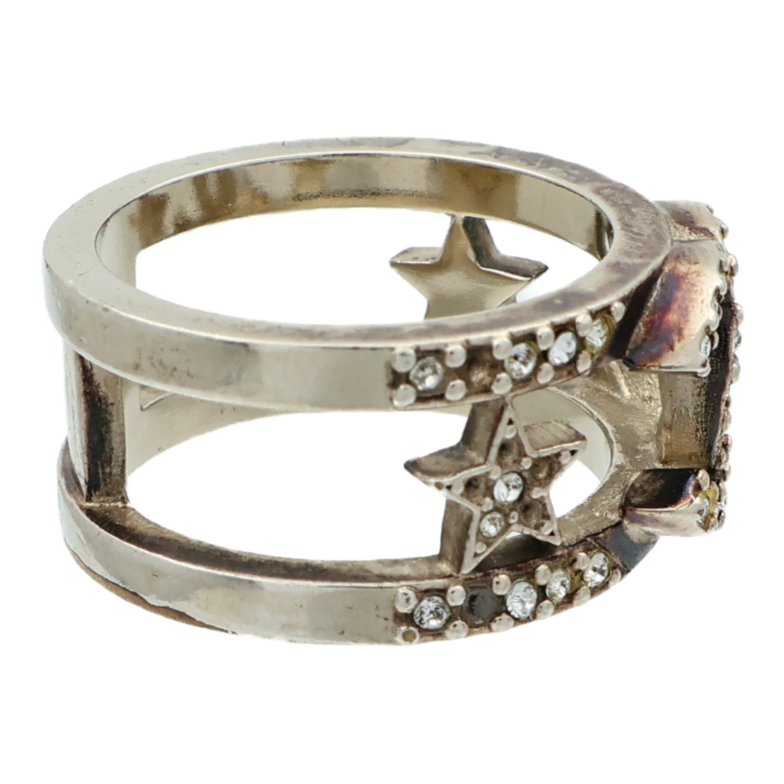 CHANEL 【激減優惠】金屬Ring戒指US#6