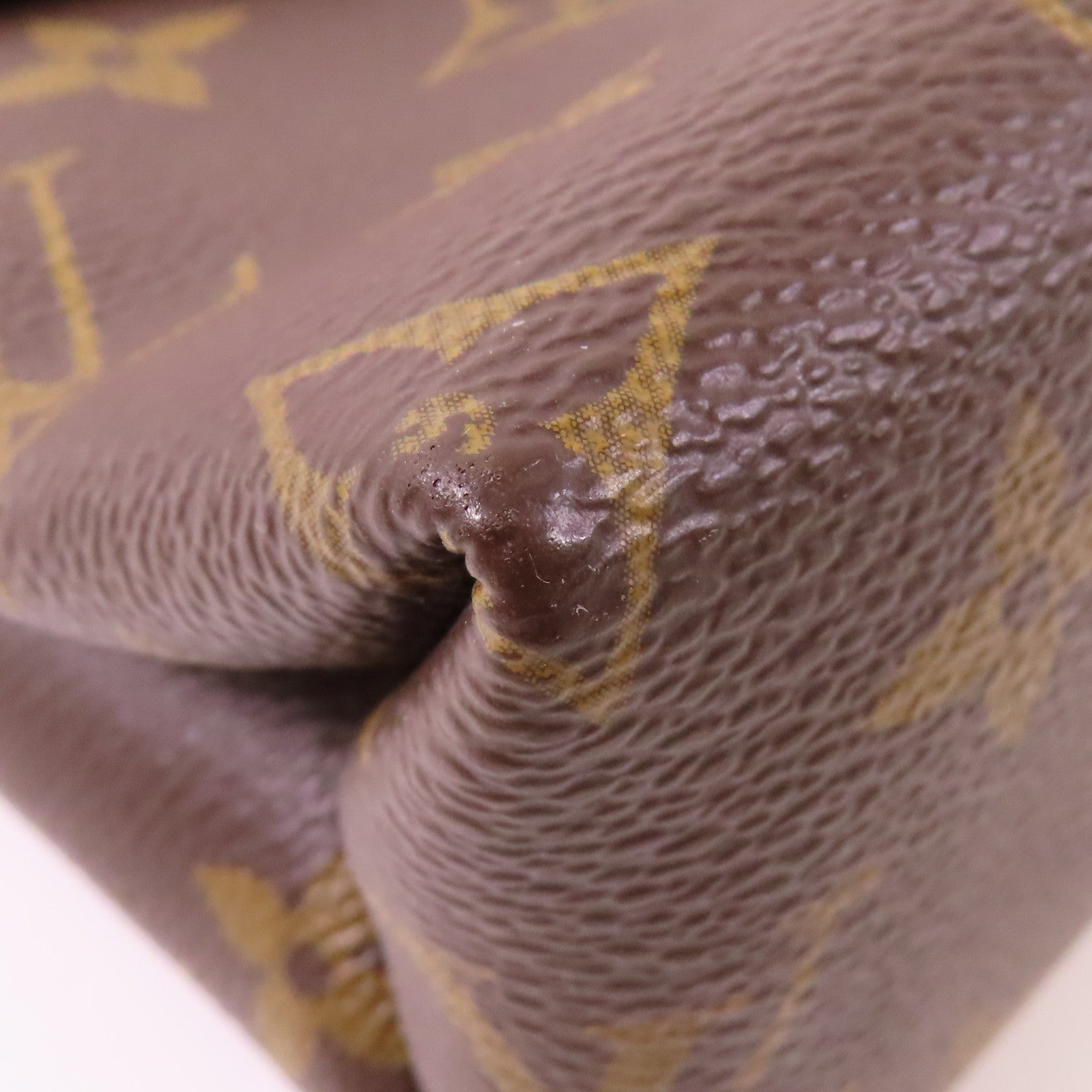 LOUIS VUITTON GHW Saint Placide Shoulder Bag M43713 Monogram Brown/Red