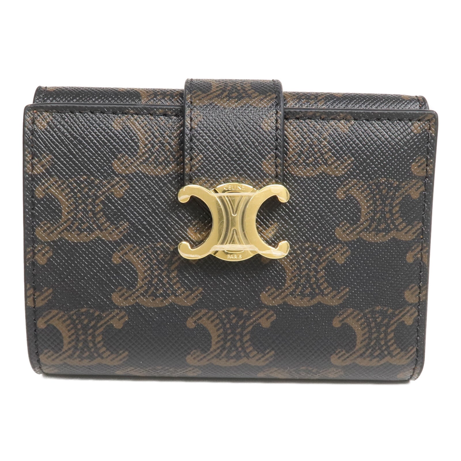 CELINE 塗層帆布Fine Strap Wallet Nino錢包