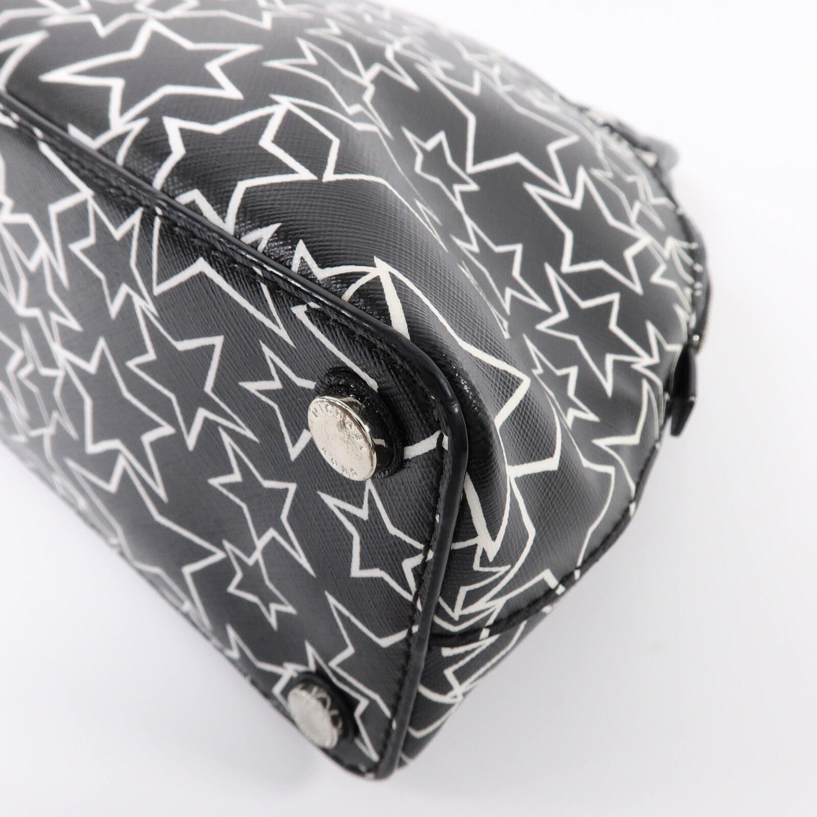 Michael Kors 塗層帆布Emmy Small Dome Satchel Printed Stars手挽袋