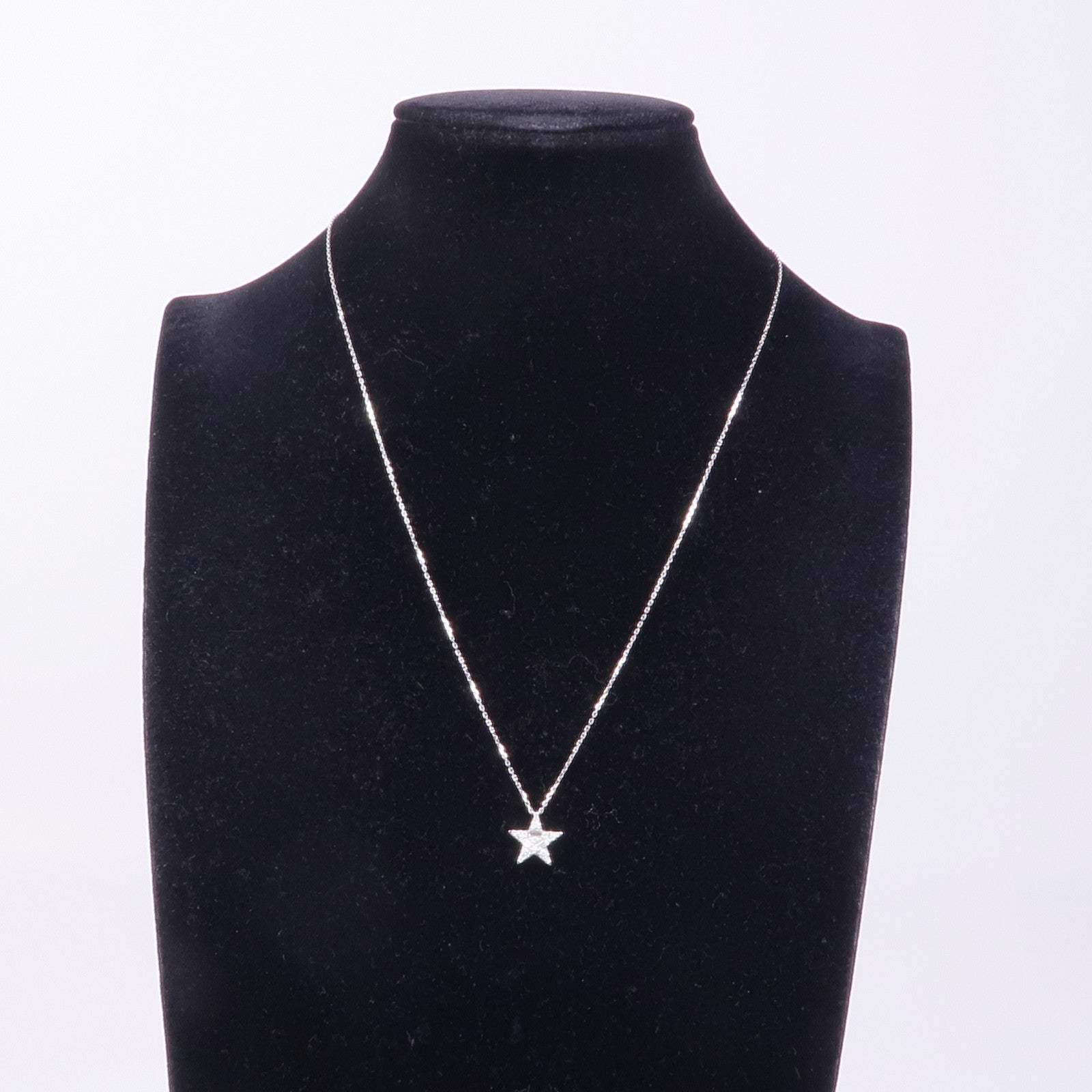 JEWELRY Diamond Necklace 18K White Gold