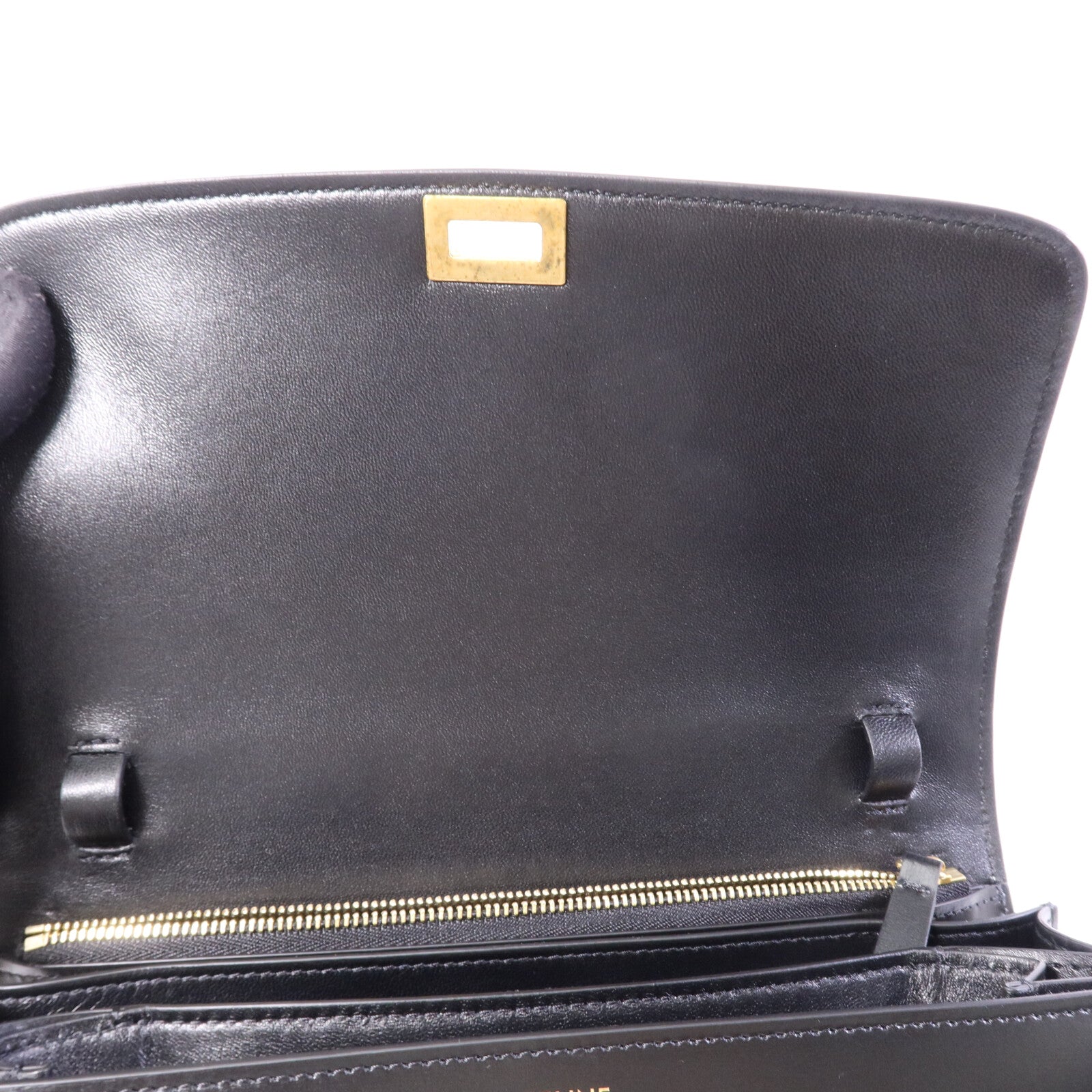 CELINE 牛皮皮革Classic Box金扣肩背袋