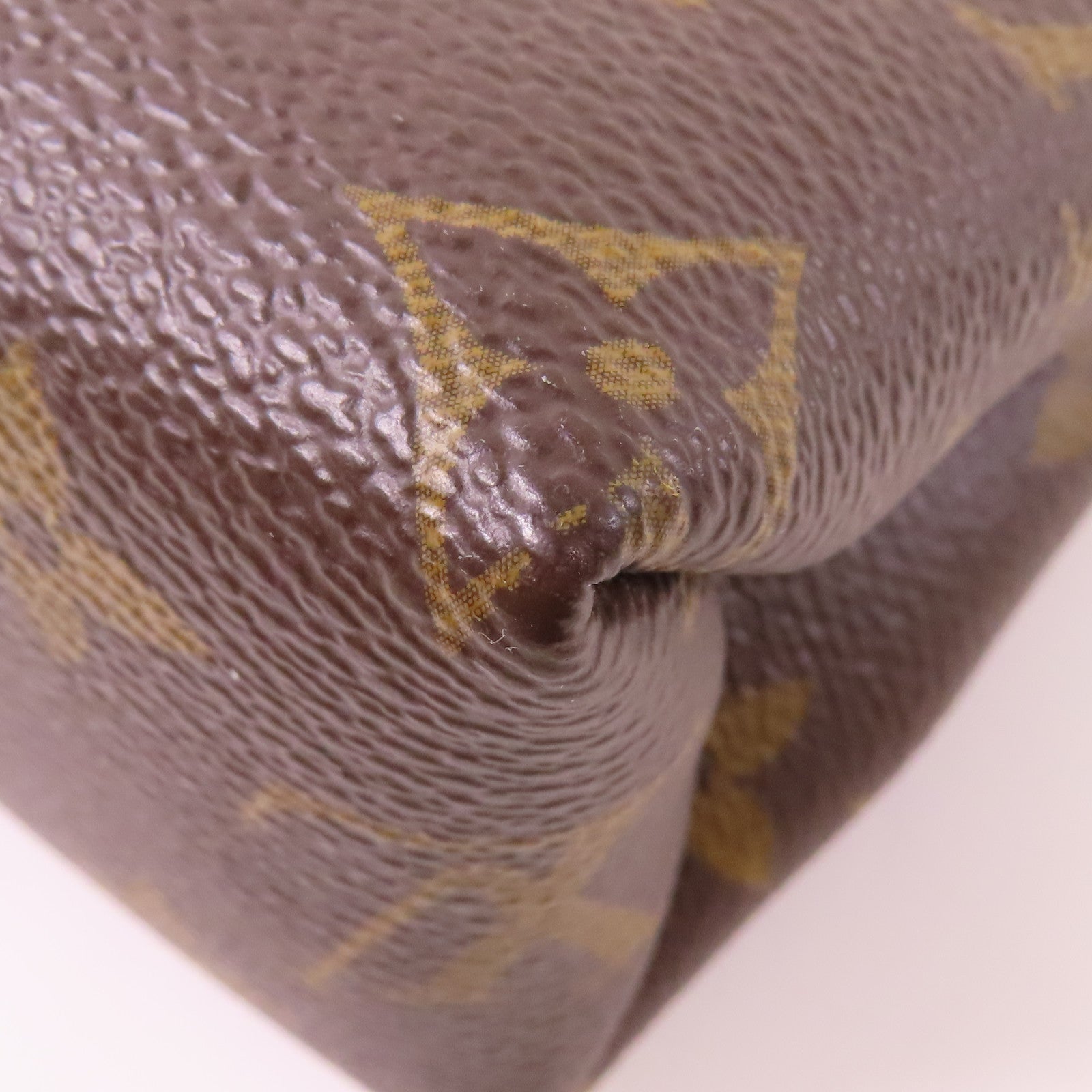 LOUIS VUITTON GHW Saint Placide Shoulder Bag M43713 Monogram Brown/Red