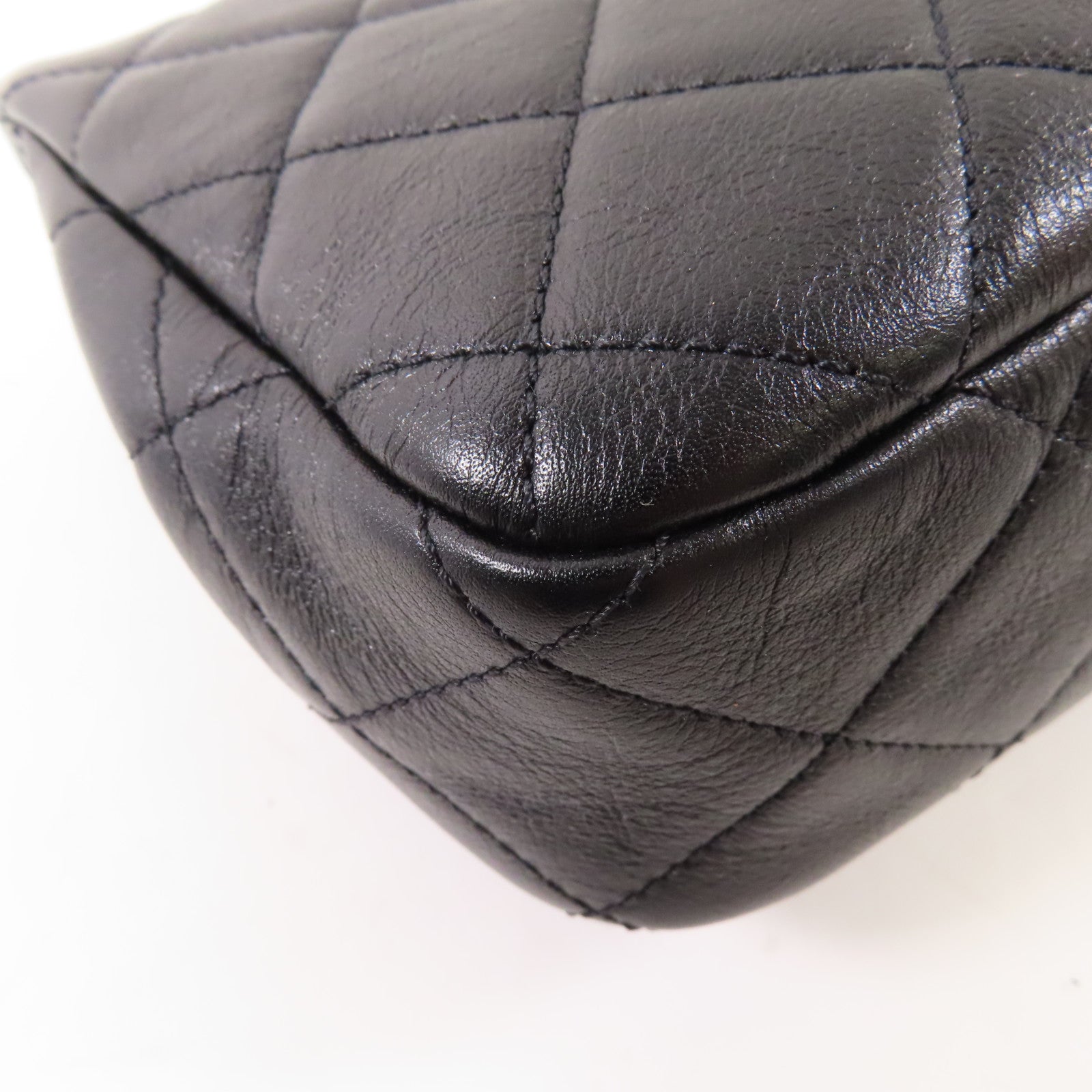 CHANEL 【激減優惠】牛皮皮革Chain Shoulder金扣鏈帶肩背袋