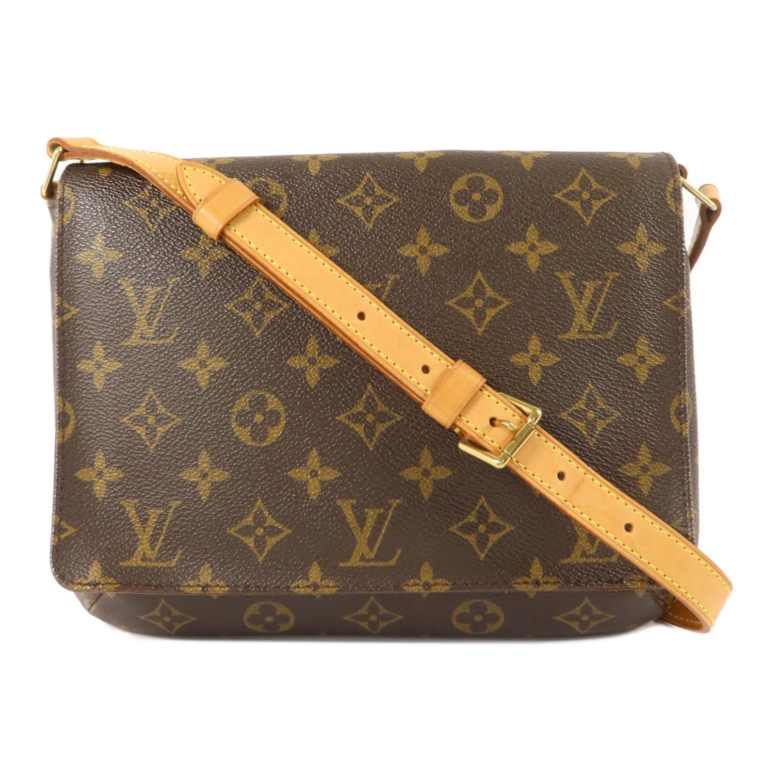 LOUIS VUITTON Monogram Musette Tango Short金扣肩背袋