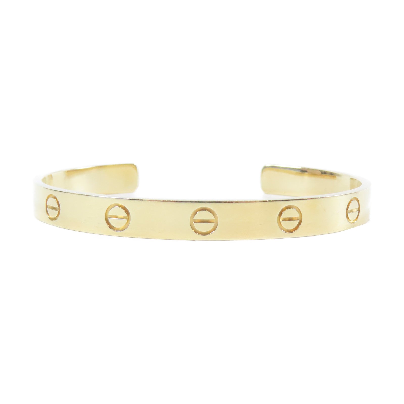 CARTIER 18K黃金Love Bracelet手鐲Cartier#17