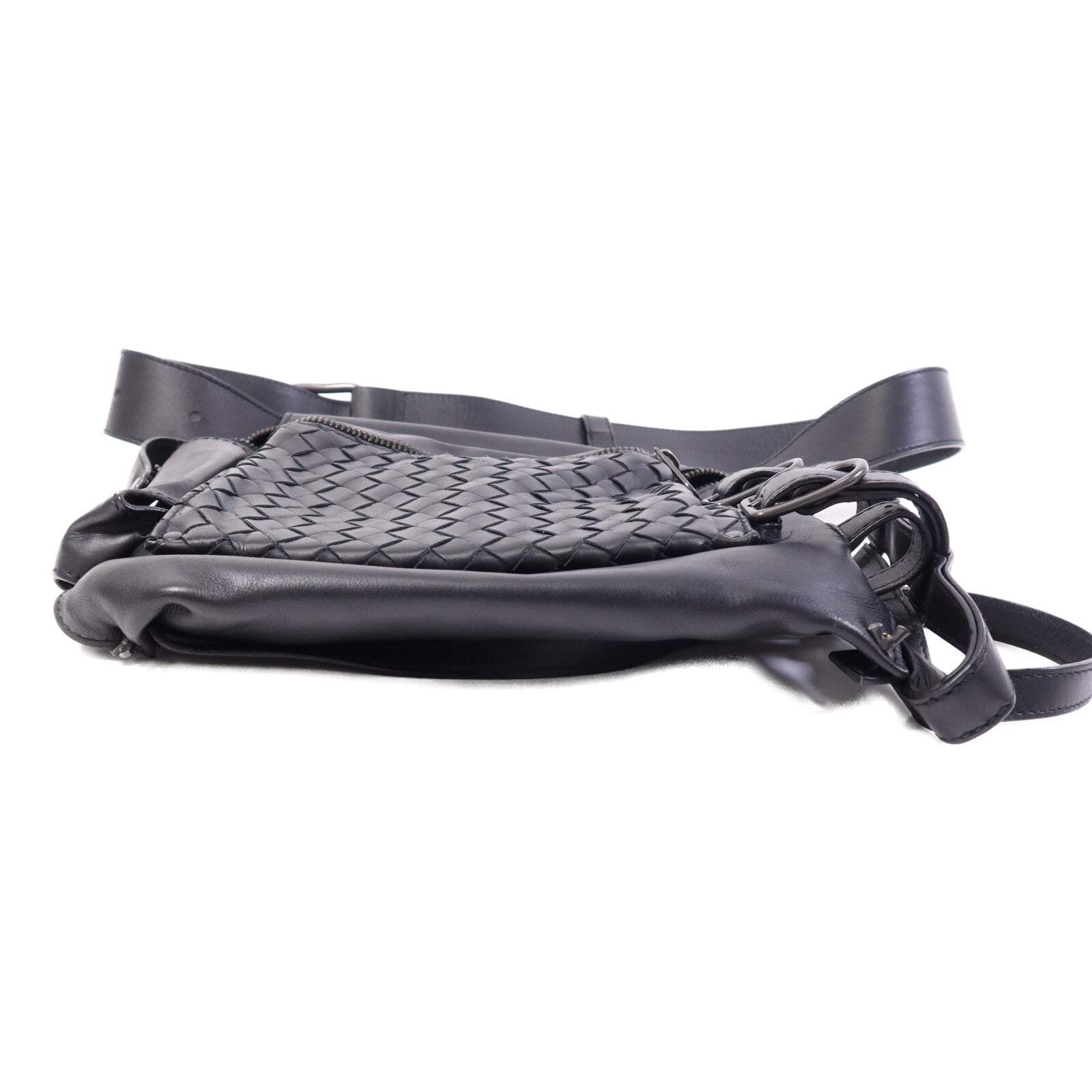 BOTTEGA VENETA 【激減優惠】皮革Intrecciato Waist Bag腰包