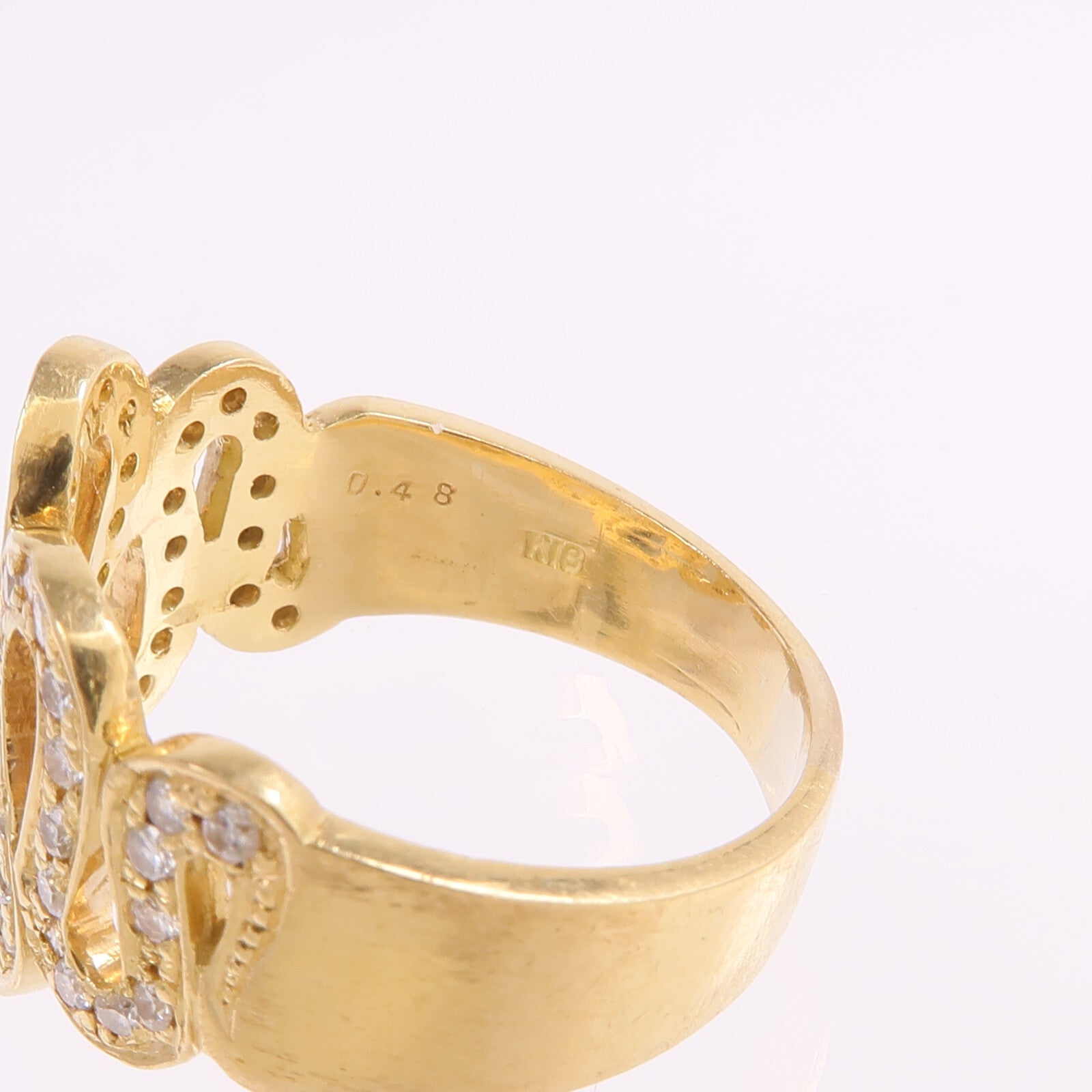 JEWELRY 18K黃金Diamond Ring鑽石戒指US#8