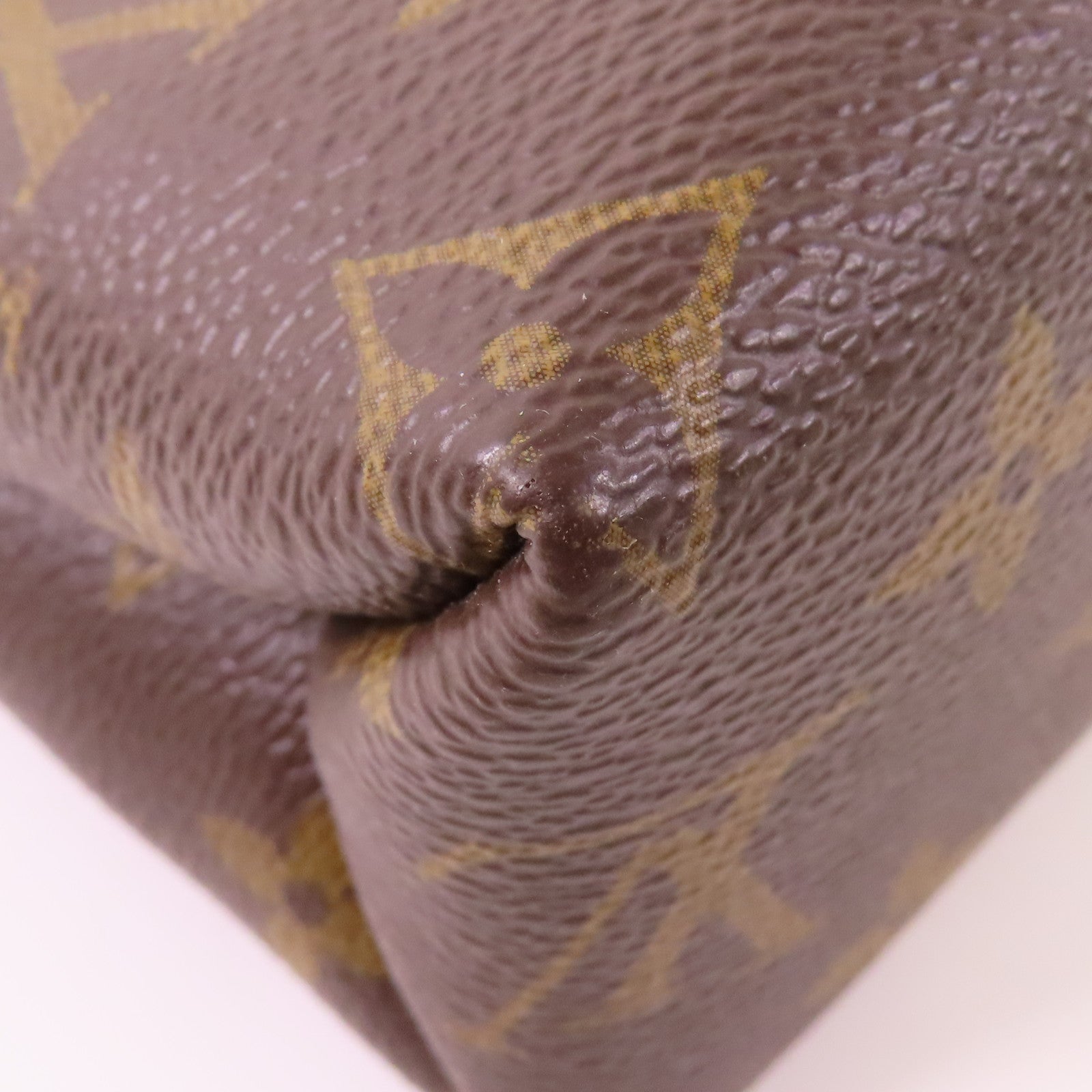 LOUIS VUITTON GHW Saint Placide Shoulder Bag M43713 Monogram Brown/Red