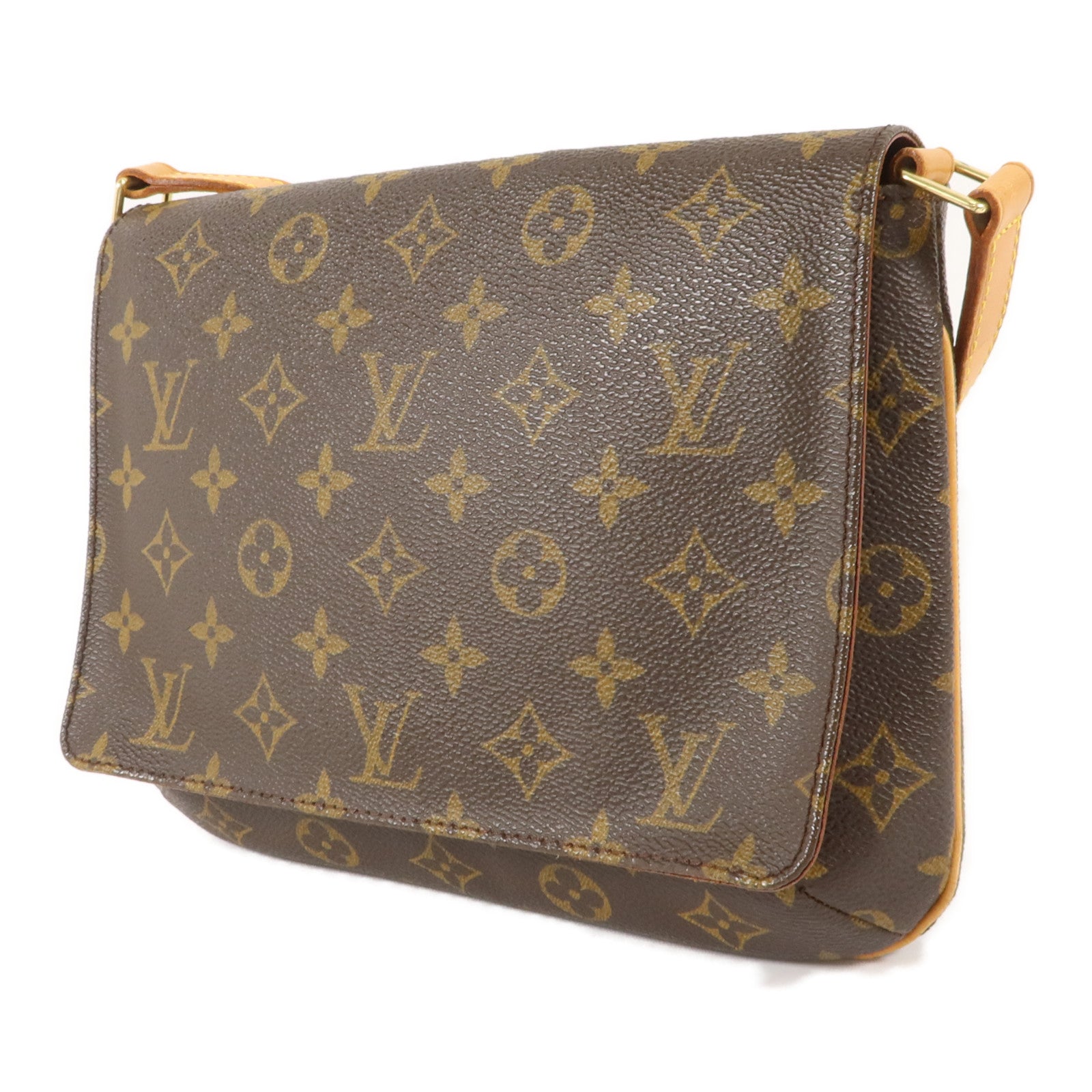 LOUIS VUITTON Monogram Musette Tango Short金扣肩背袋