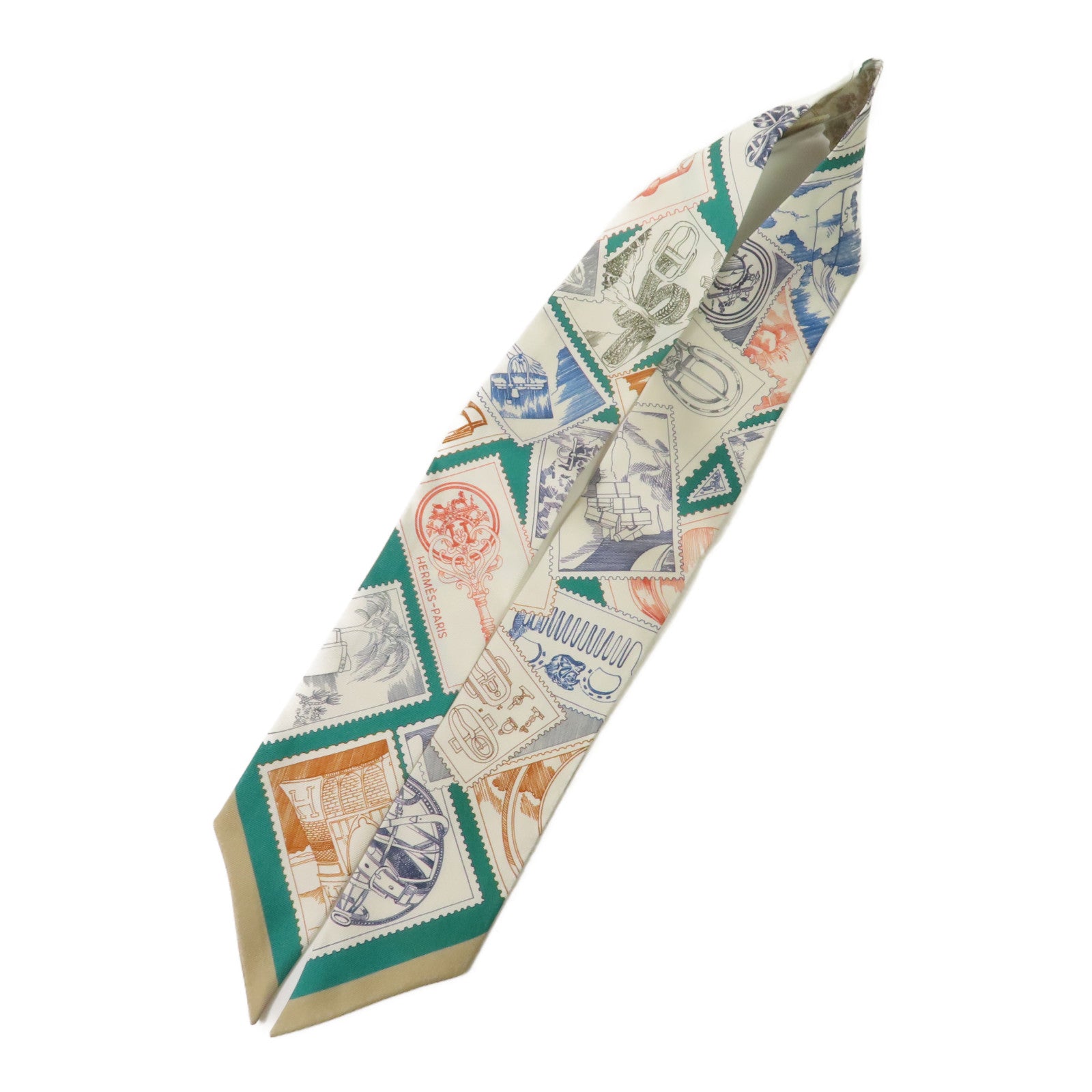 HERMES 絲質Twilly絲巾