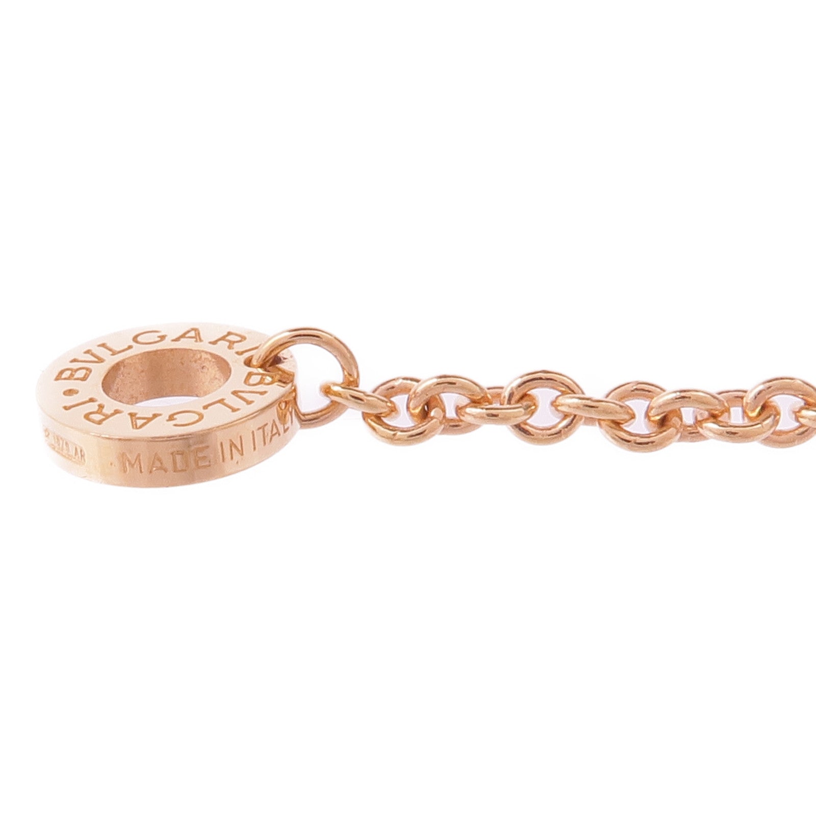 BVLGARI 18K玫瑰金B-Zero Necklace項鍊