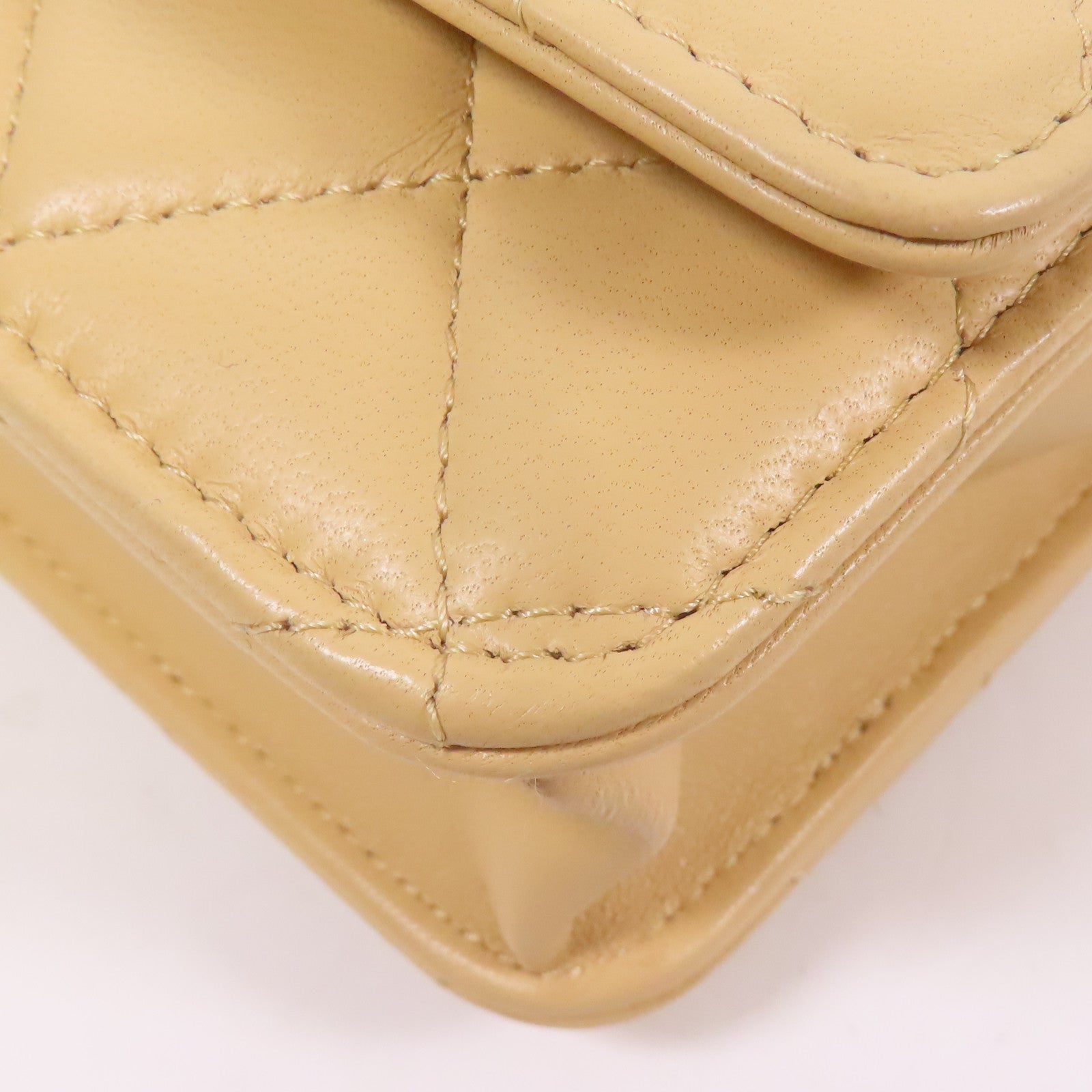 CHANEL 羊皮皮革WOC Wallet On Chain金扣鏈帶肩背袋