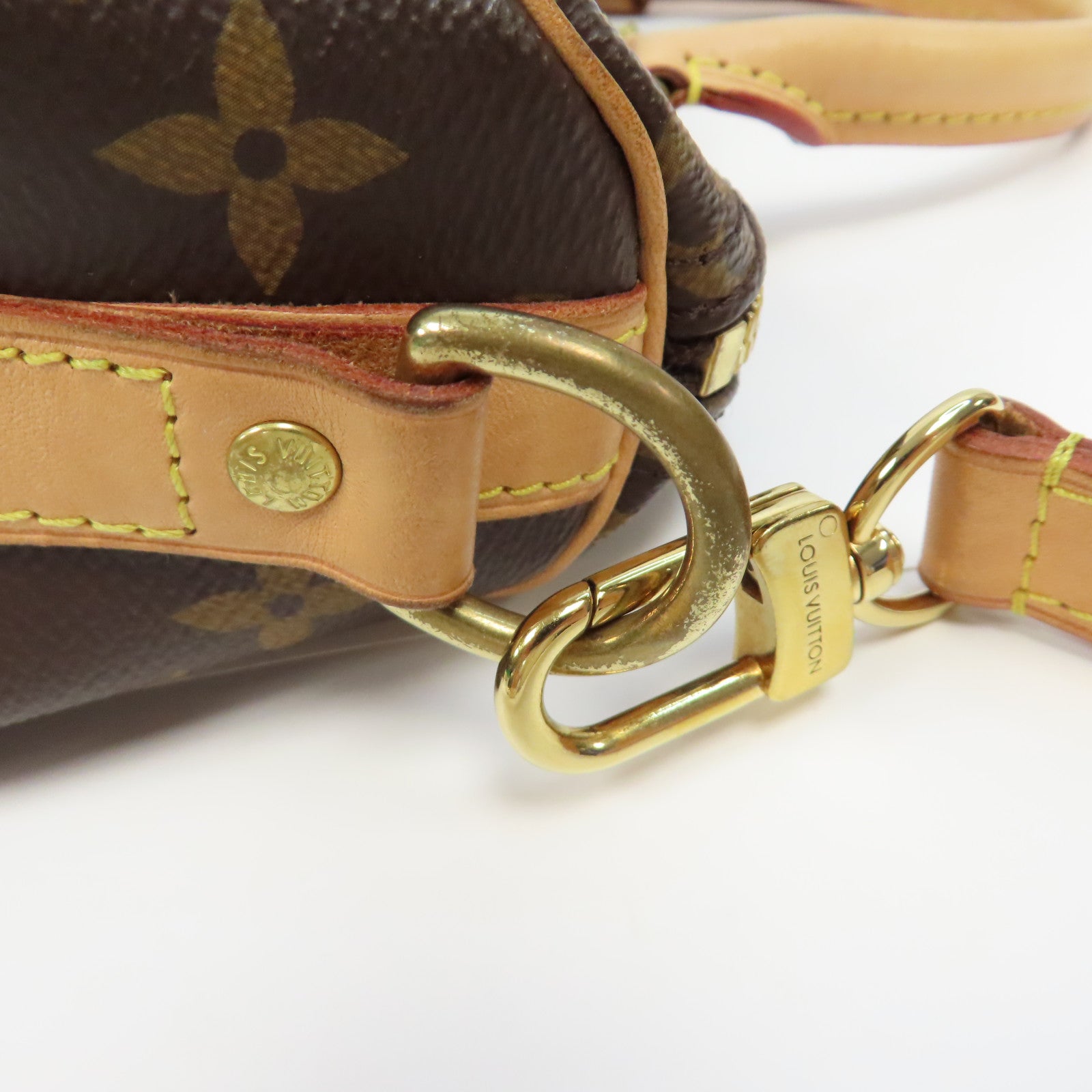 LOUIS VUITTON Monogram Speedy Bandouliere 25金扣手挽肩背兩用袋啡色
