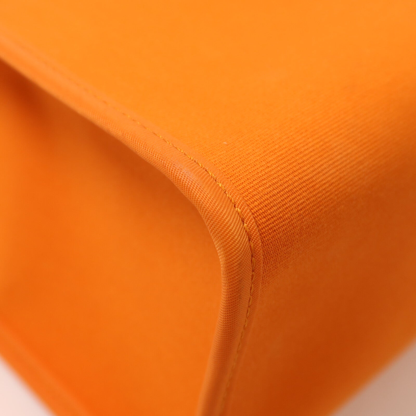 HERMES 帆布Herbag PM銀扣手挽肩背兩用袋Orange