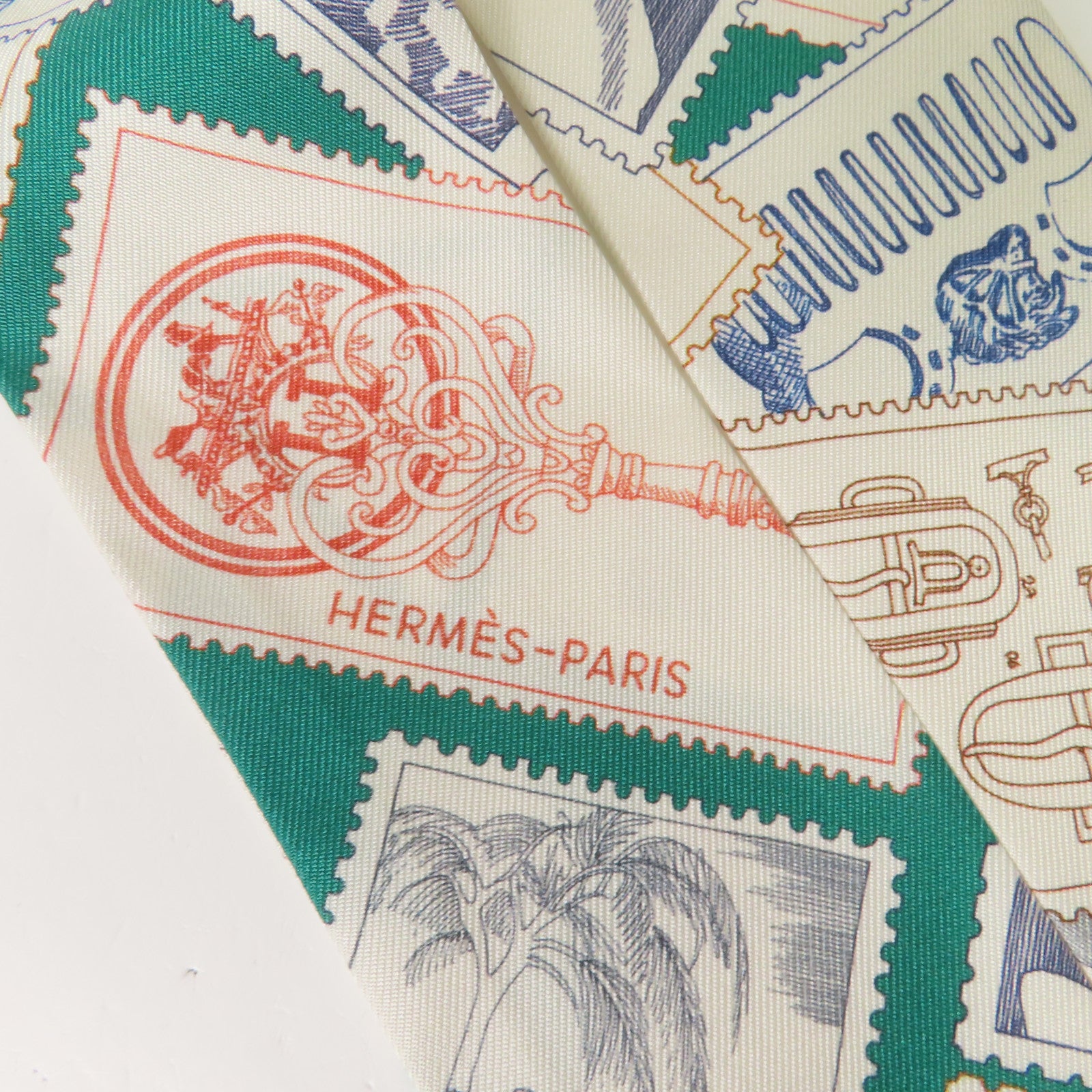 HERMES 絲質Twilly絲巾
