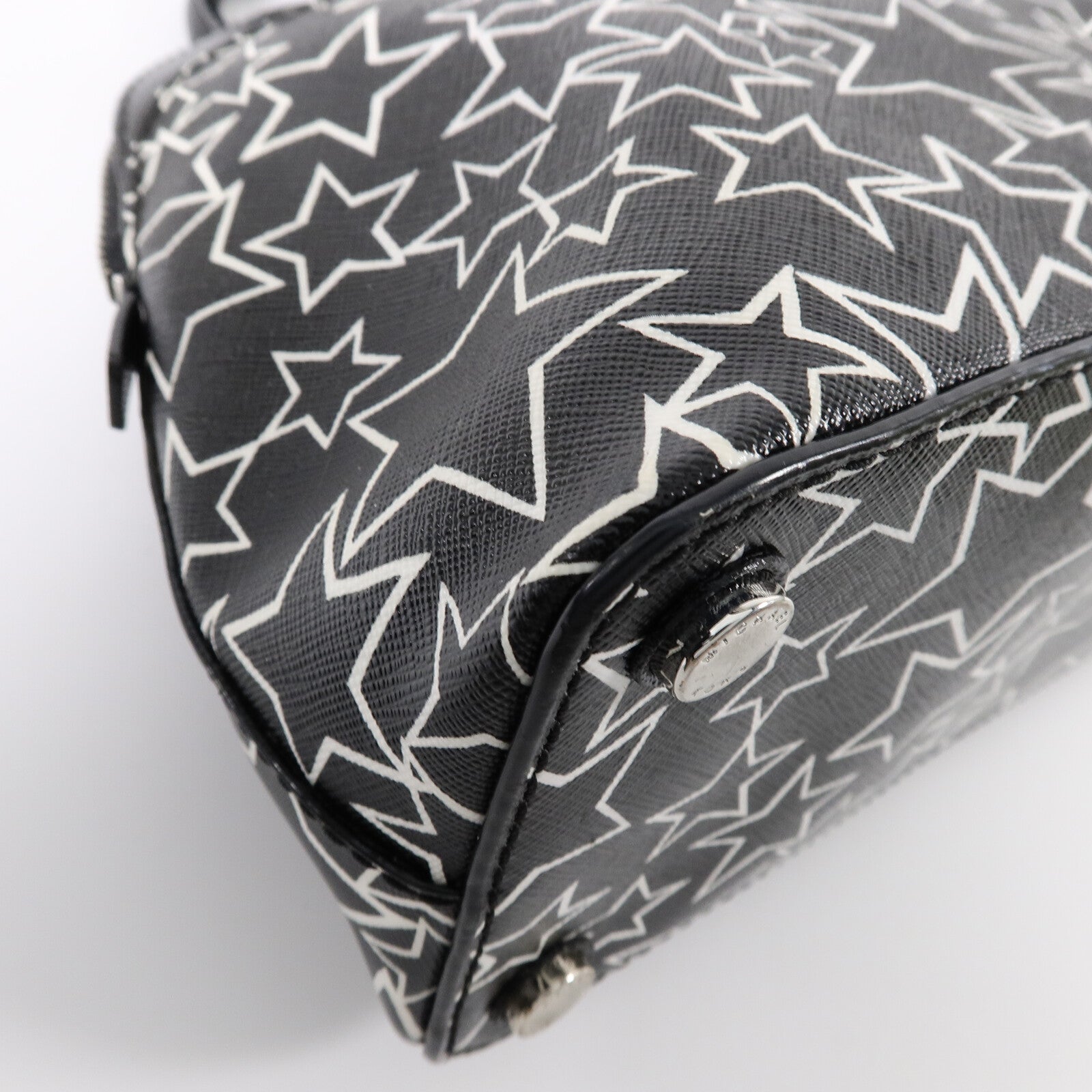 Michael Kors 塗層帆布Emmy Small Dome Satchel Printed Stars手挽袋