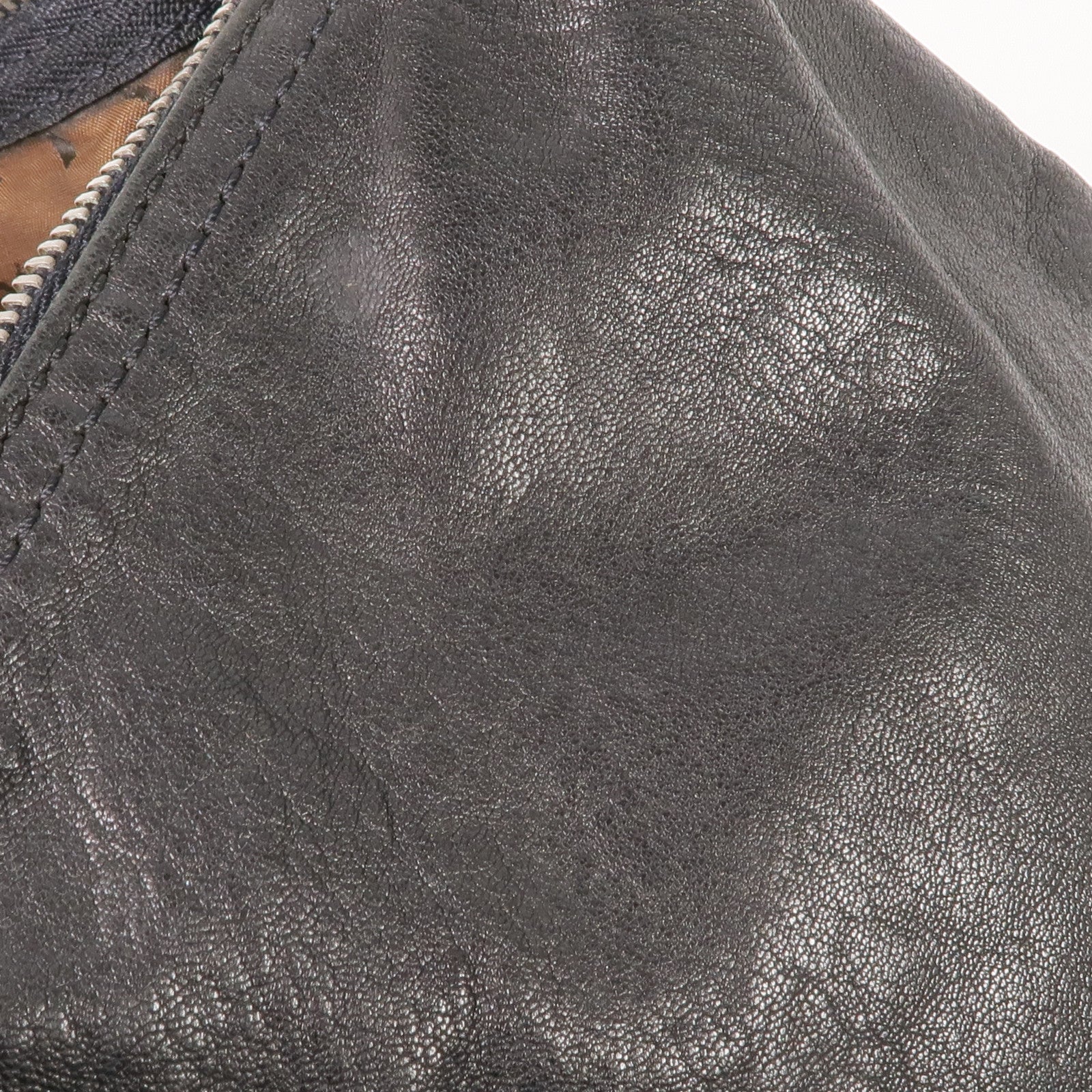 Longchamp 牛皮皮革2 Way Shoulder銀扣手挽肩背兩用袋