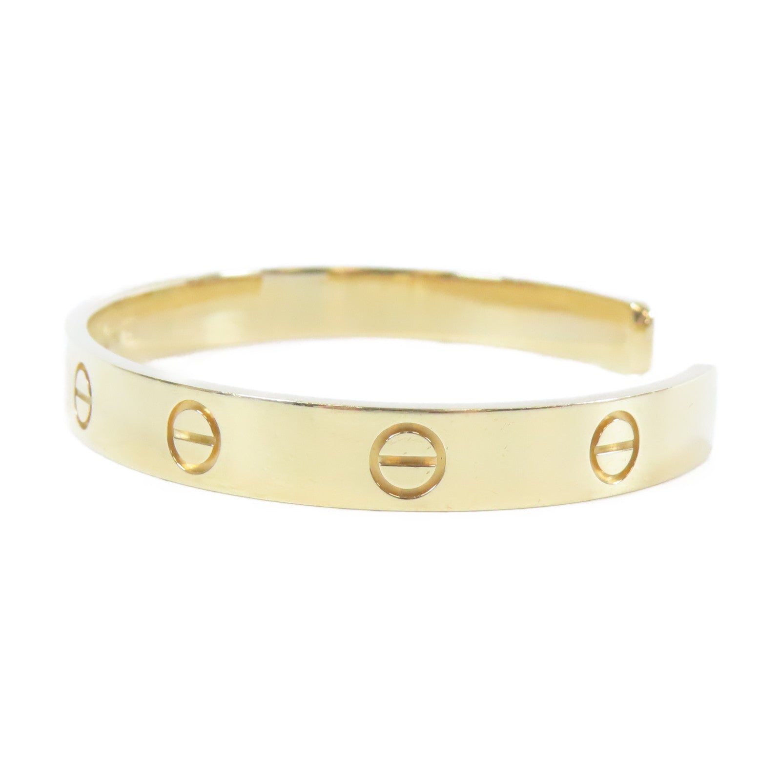CARTIER 18K黃金Love Bracelet手鐲Cartier#17