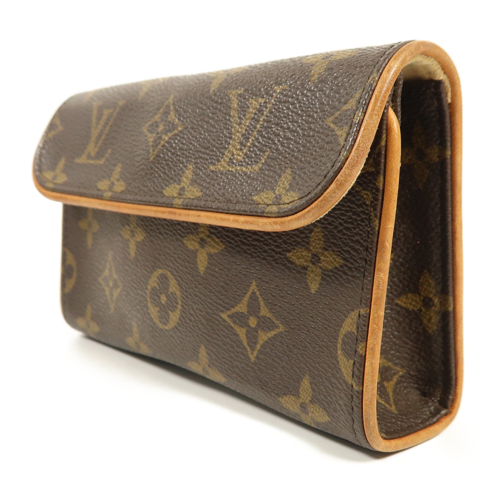 LOUIS VUITTON Monogram Pochette Florentine XS金扣腰包