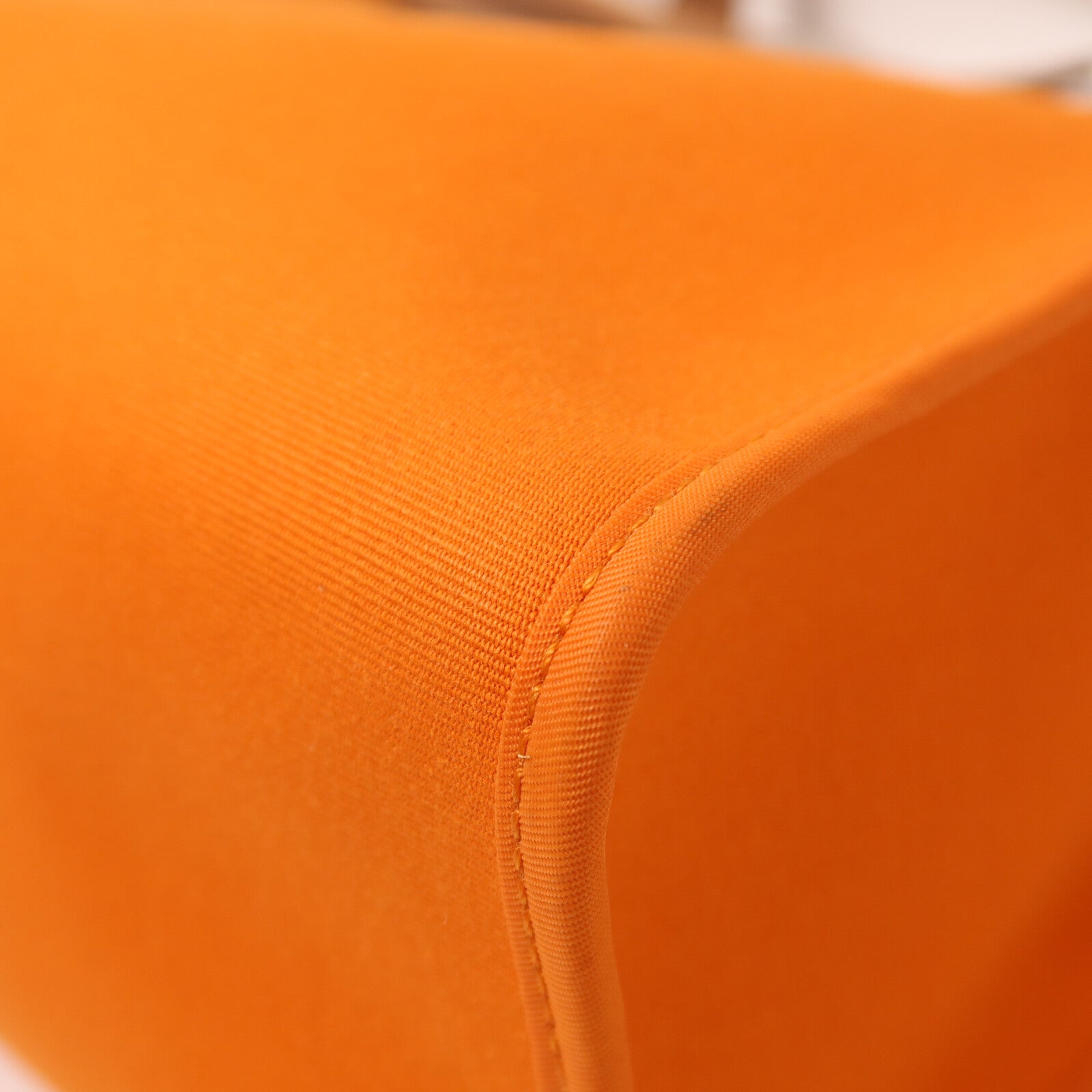 HERMES 帆布Herbag PM銀扣手挽肩背兩用袋Orange