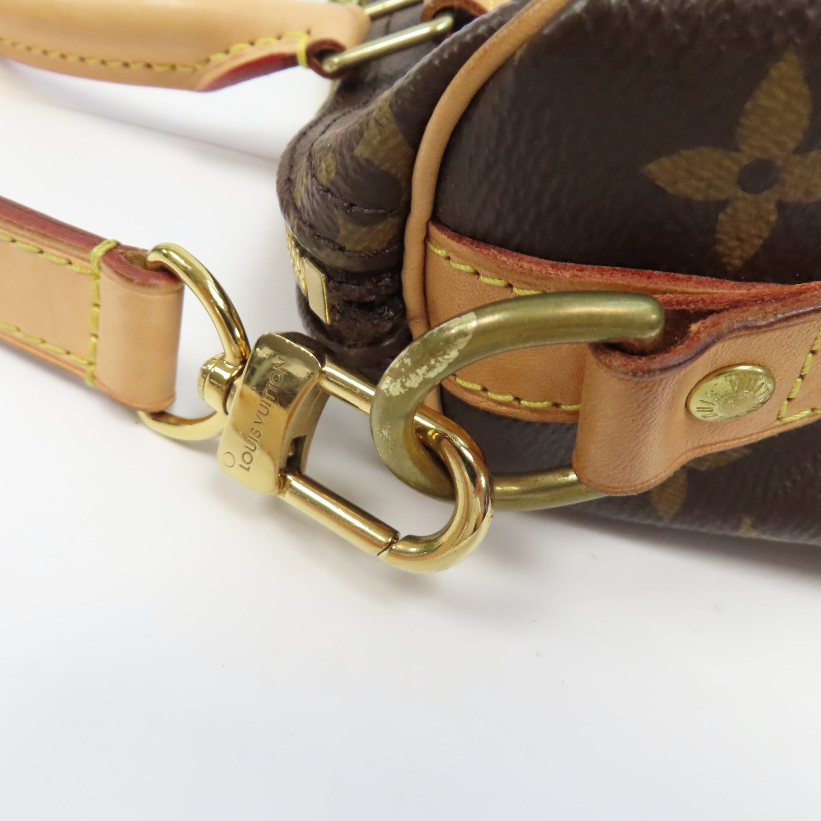 LOUIS VUITTON Monogram Speedy Bandouliere 25金扣手挽肩背兩用袋啡色