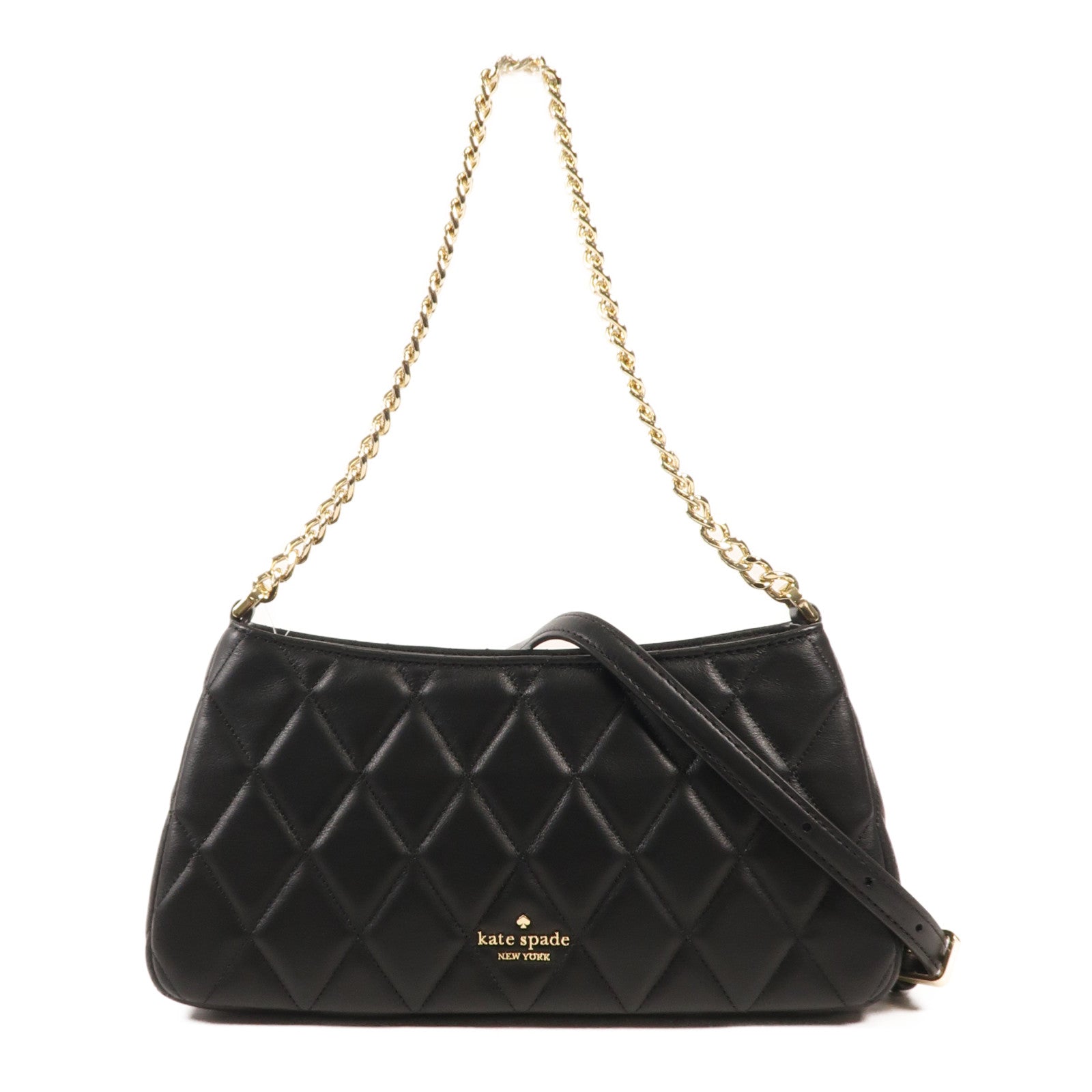 Kate Spade 牛皮皮革Shoulder Bag金扣手挽肩背兩用袋