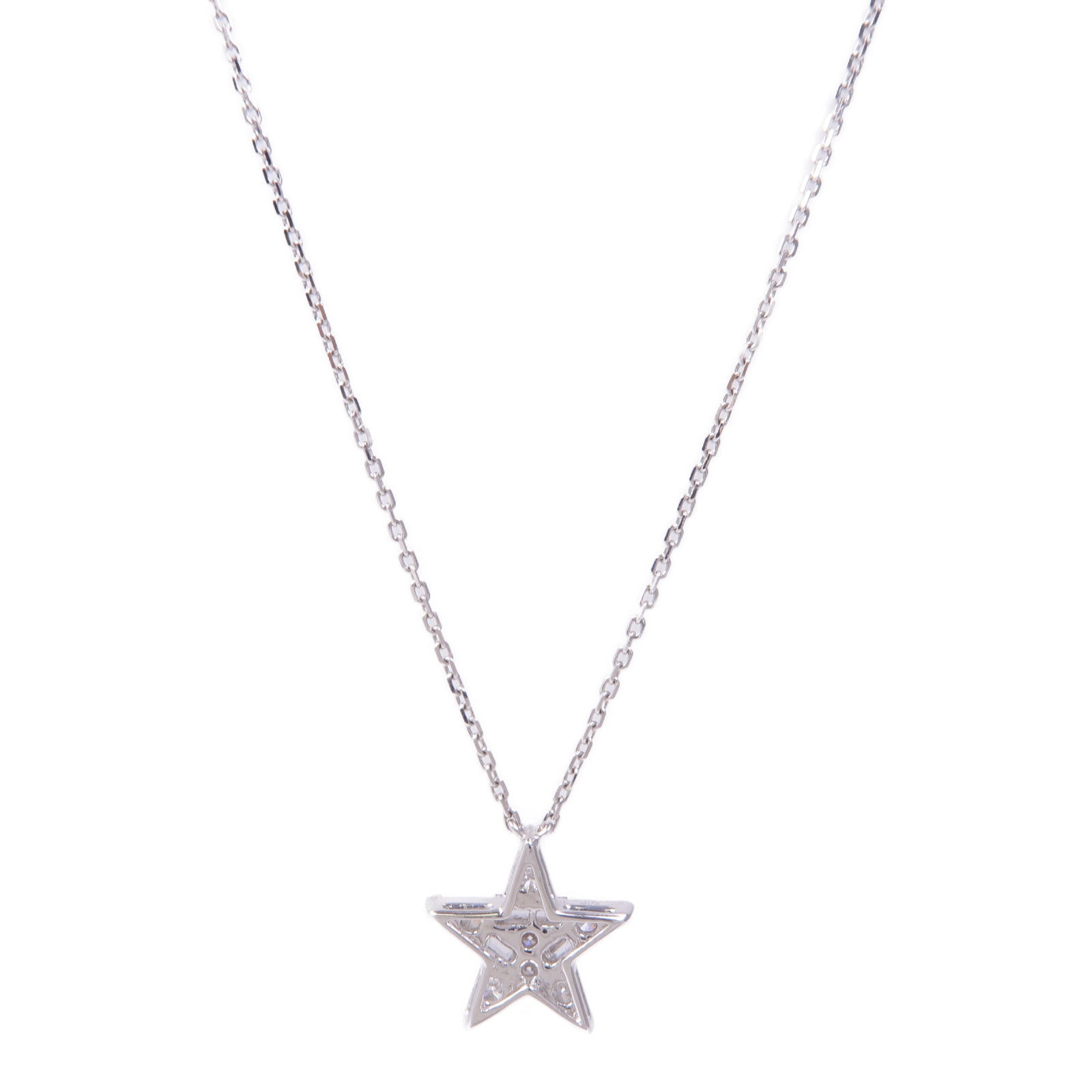 JEWELRY Diamond Necklace 18K White Gold