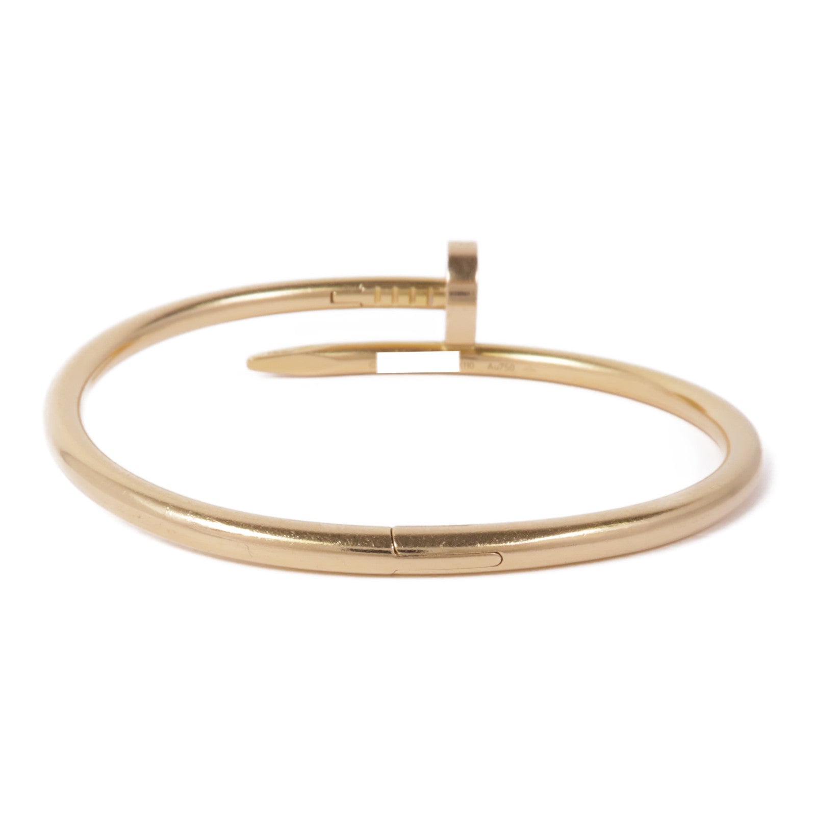 CARTIER 【激減優惠】18K黃金Juste un Clou Bracelet手鐲Cartier#16